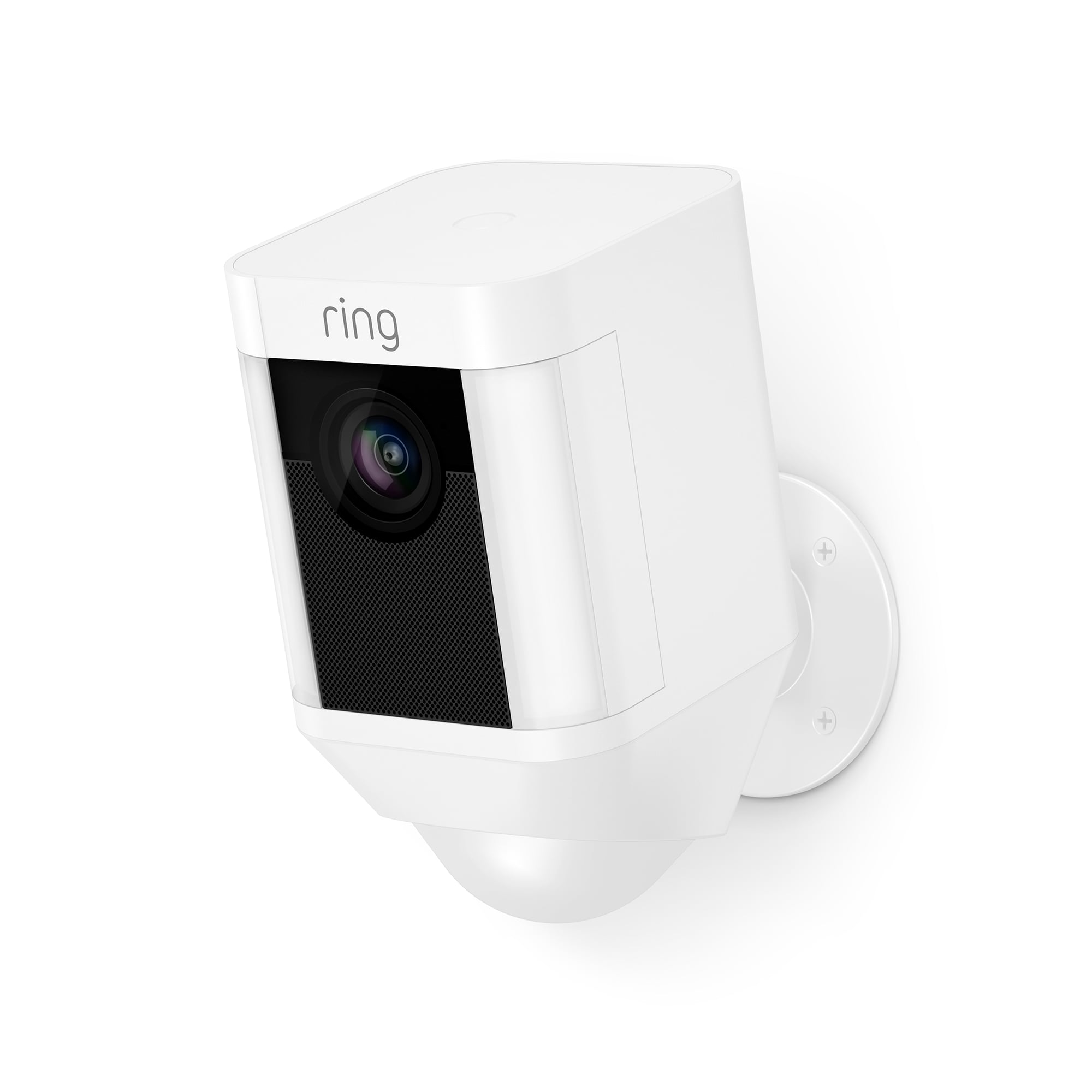 Ring Spotlight Cam Plus, Battery-operated - Smart Security Video Camera  with 2 Motion-Activated LED Spotlights, 2-Way Talk, Color Night Vision,  Black in the Security Cameras department at Lowes.com