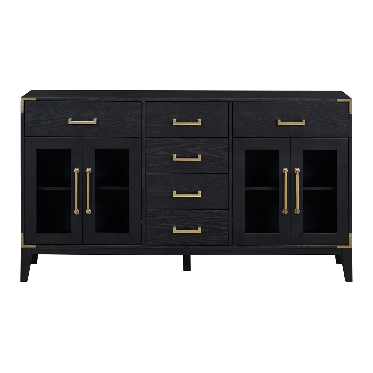 SINOFURN SYA020140NY Contemporary/Modern Black Sideboard