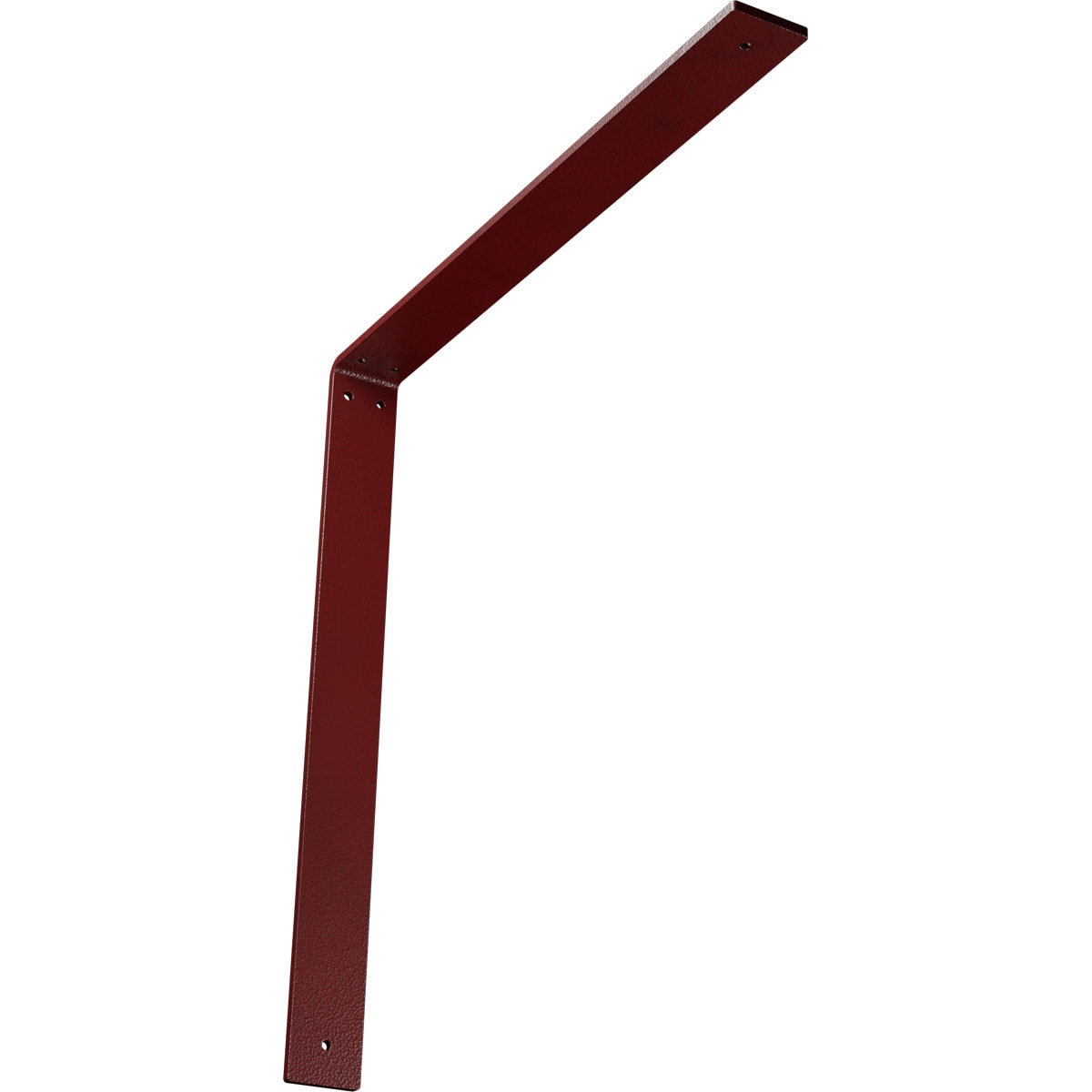 Ekena Millwork BKTM02X20X20HAHRE Hamilton 20-in x 2-in x 20-in Red Steel Countertop support bracket