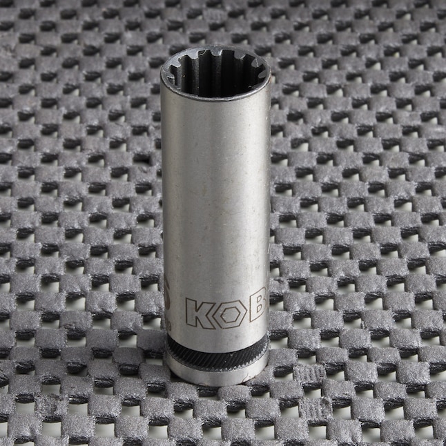 Kobalt Universal Standard (SAE) 1/4-in Drive Spline 7/16-in Deep Socket Kobalt Universal Standard (SAE) 1/4-in Drive Spline 7/16-in Deep Socket