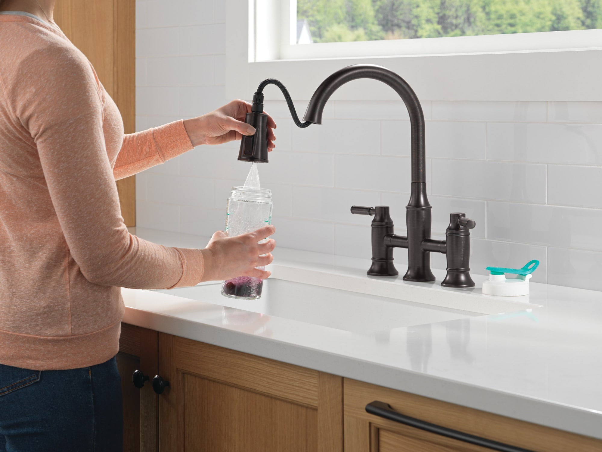 Delta 2384L-RB-DST Kitchen-Faucets - View #12