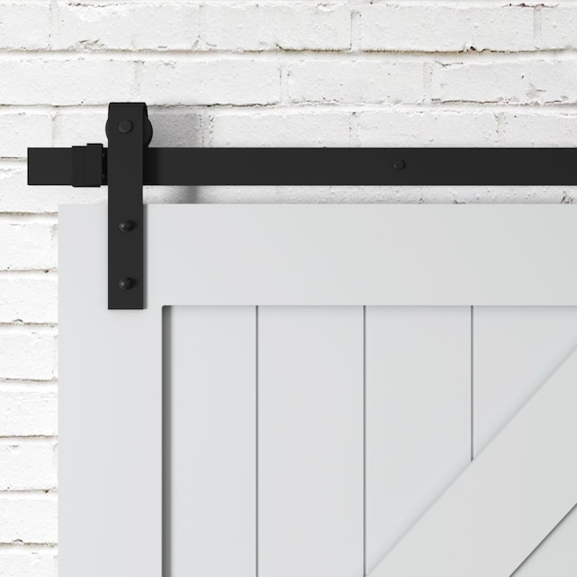 Urban Woodcraft British Brace Door 40-in x 83-in Gray Prefinished Poplar MDF Single Barn Door (Hardware Included) Urban Woodcraft British Brace Door 40-in x 83-in Gray Prefinished Poplar MDF Single Barn Door (Hardware Included)