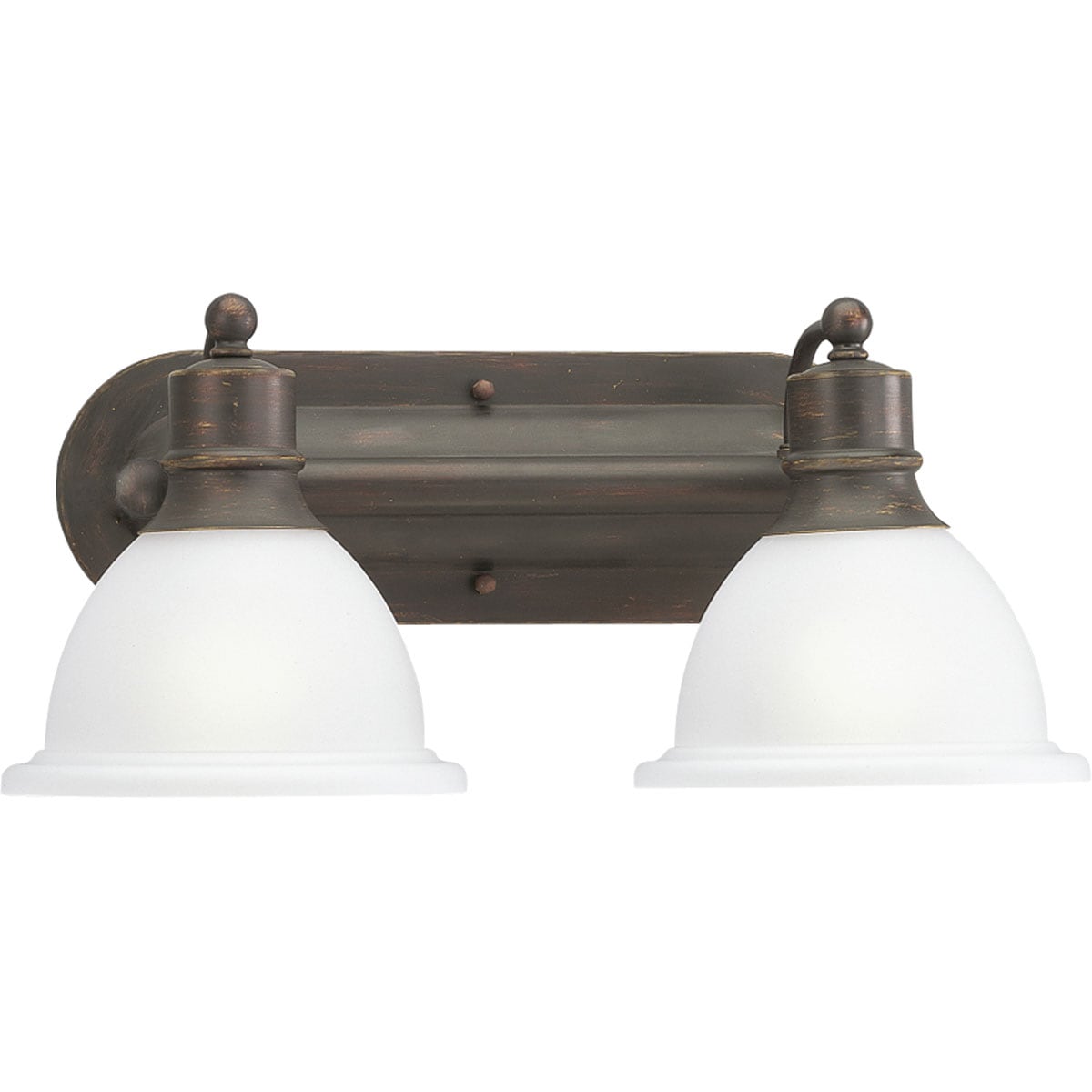 Progress Lighting P3162-20 Madison 17.5-in 2 -Light Antique Bronze Transitional Vanity light