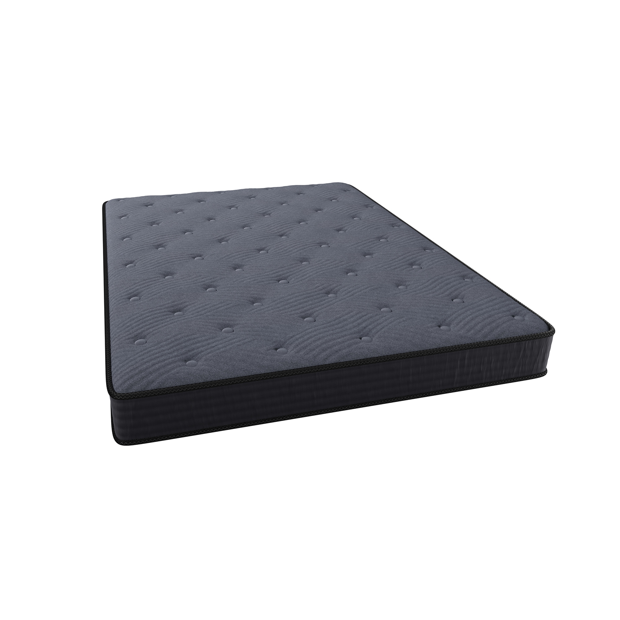 IHOMEadore MDPURE-10-QM 10-in Medium Queen Foam Mattress in a Box with Boxspring Included