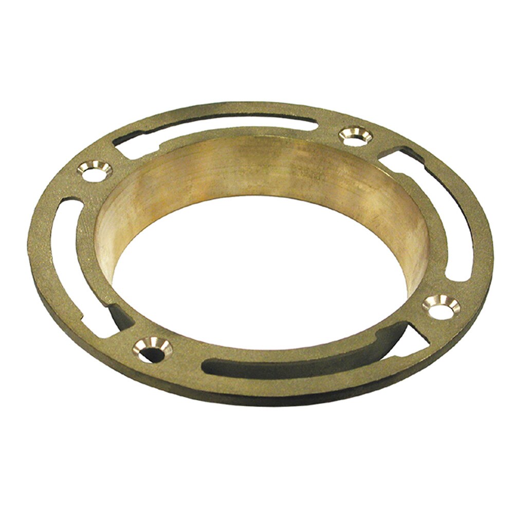 Jones Stephens C49441 Deep Seal 6.72-Inches Gold Brass Toilet flange