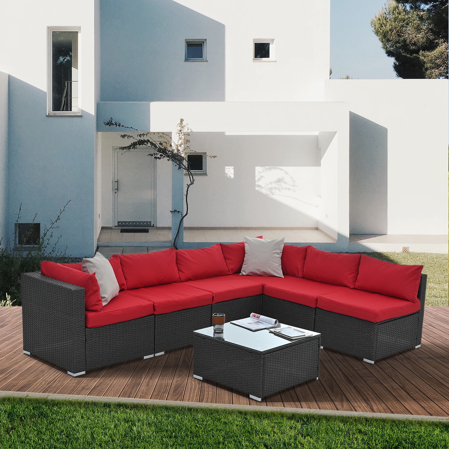 SINOFURN SYA010352BN Patio-Sofas-Daybeds - View #11