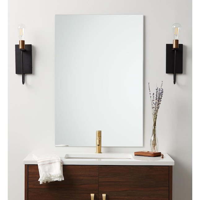 Bathroom Mirrors, How Much Does A Frameless Mirror Cost