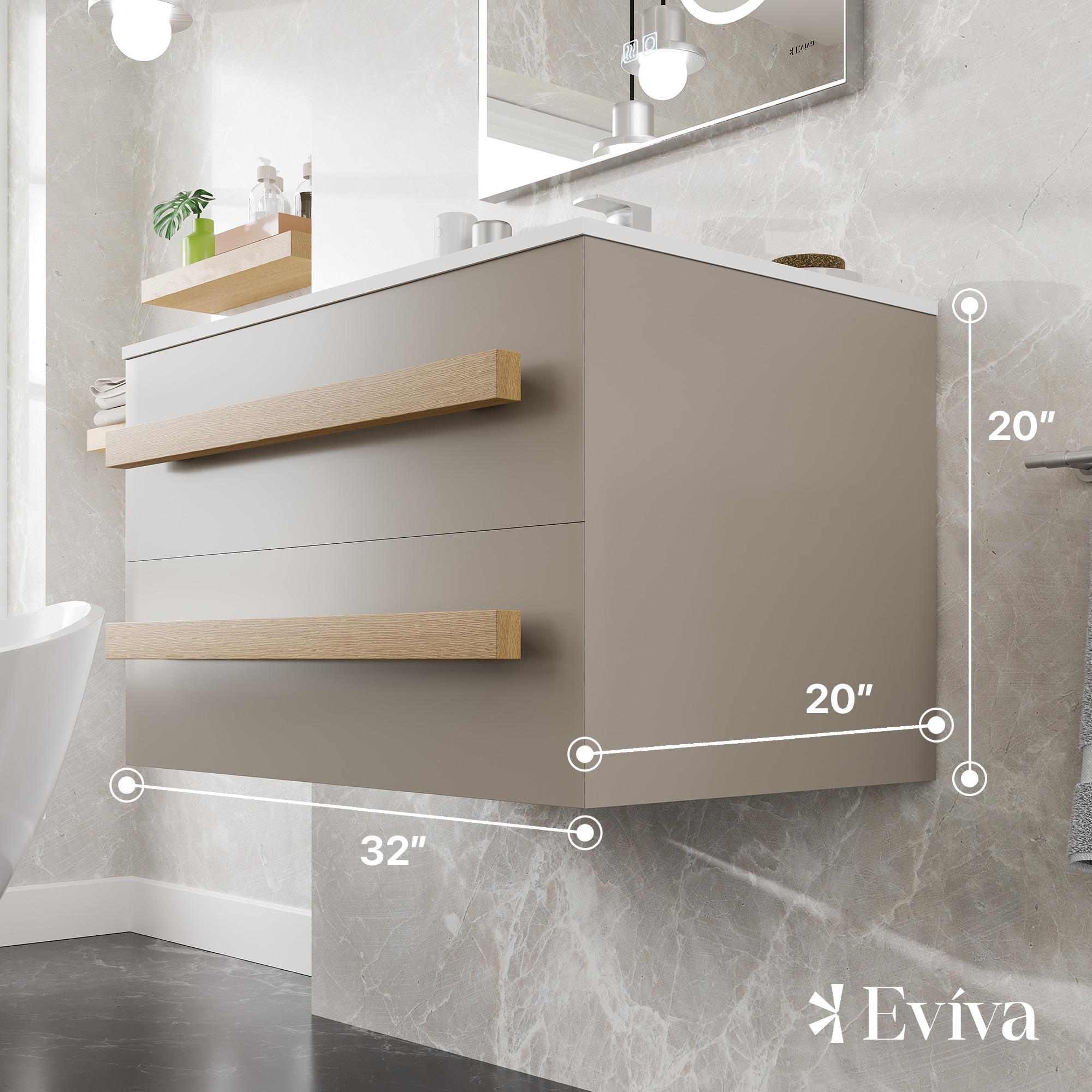 Eviva EVVN114-32TP Bath-Vanity-Combo - View #2