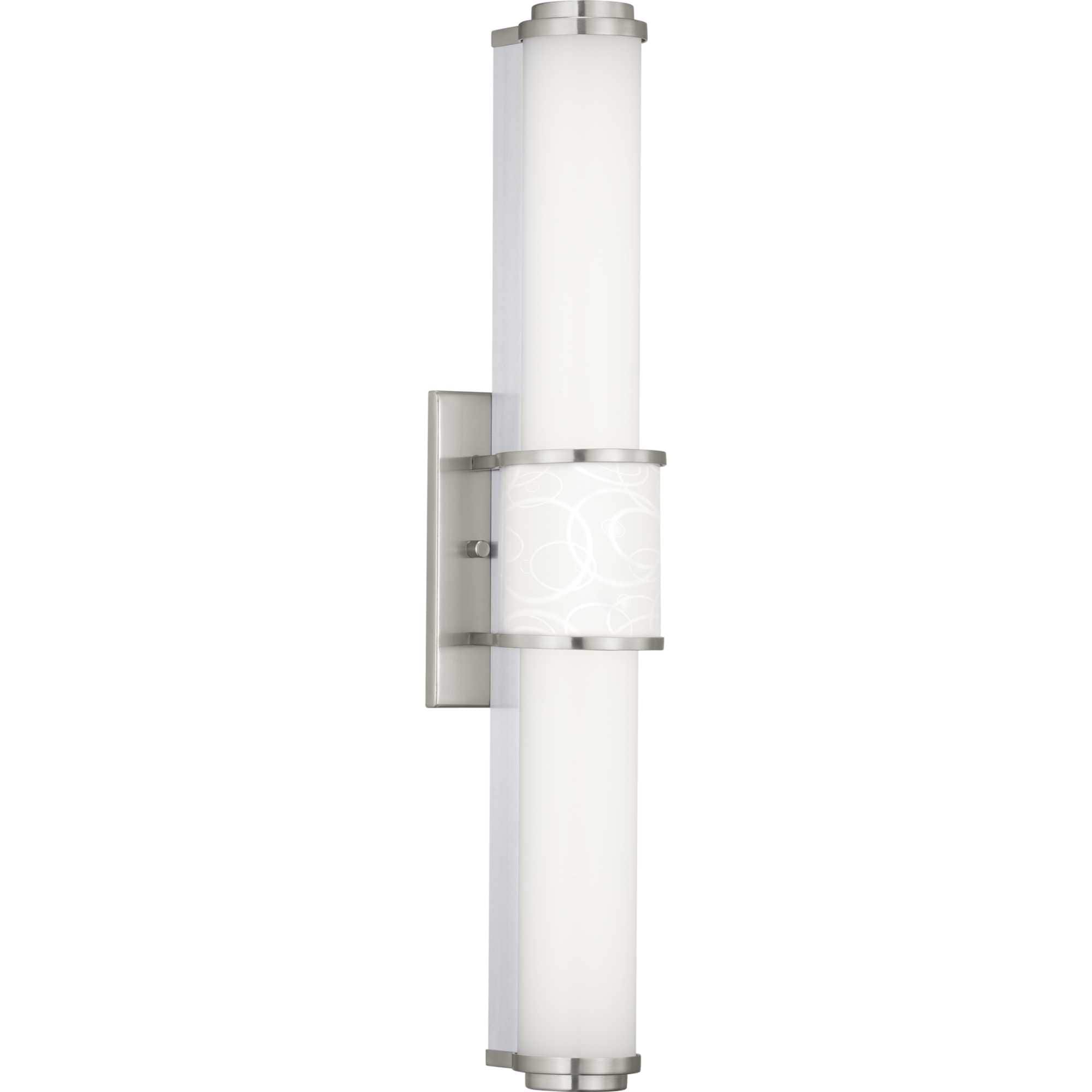 Progress Lighting P300205-009-30 Phase 1.2 LED 24-in 1-Light Brushed Nickel LED Modern/Contemporary Vanity Light