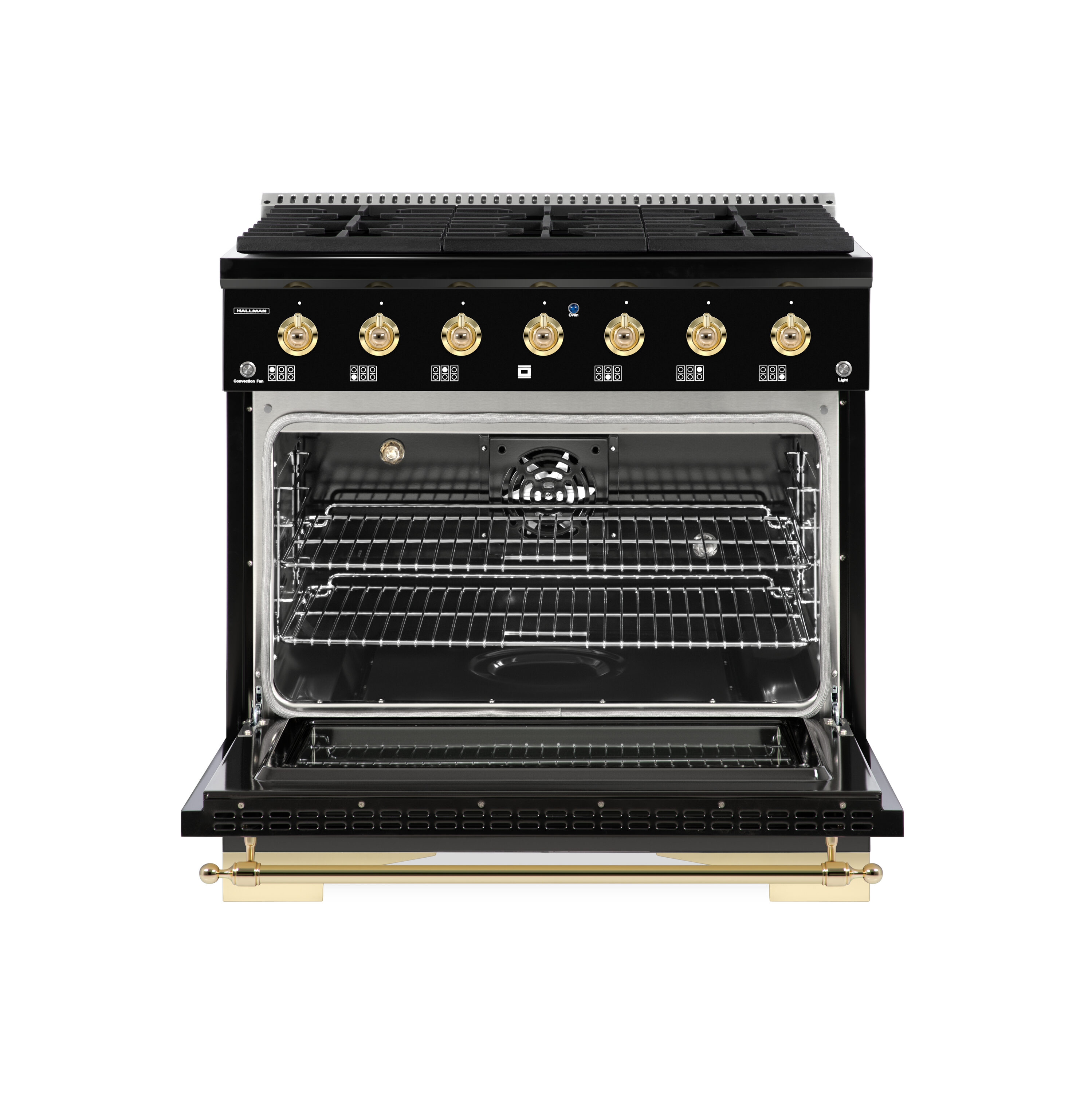 Hallman HCLRG36BSGB Freestanding-Gas-Ranges - View #4