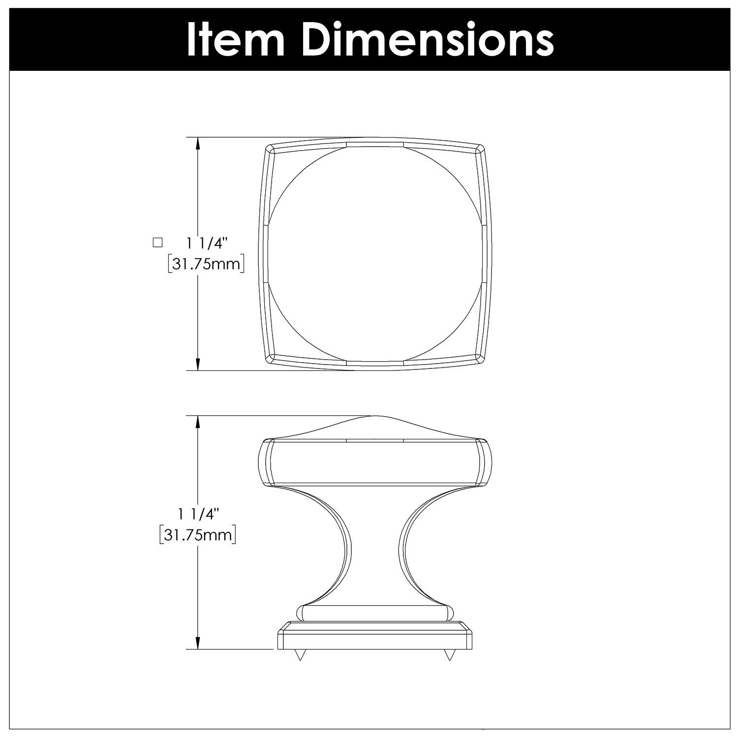 Hickory Hardware H078769BGB-10B Cabinet-Knobs - View #4