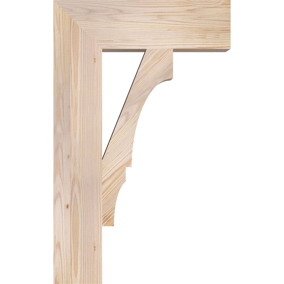 Ekena Millwork BKT06X20X32BOA05SDF Exterior-Brackets-Braces - View #3