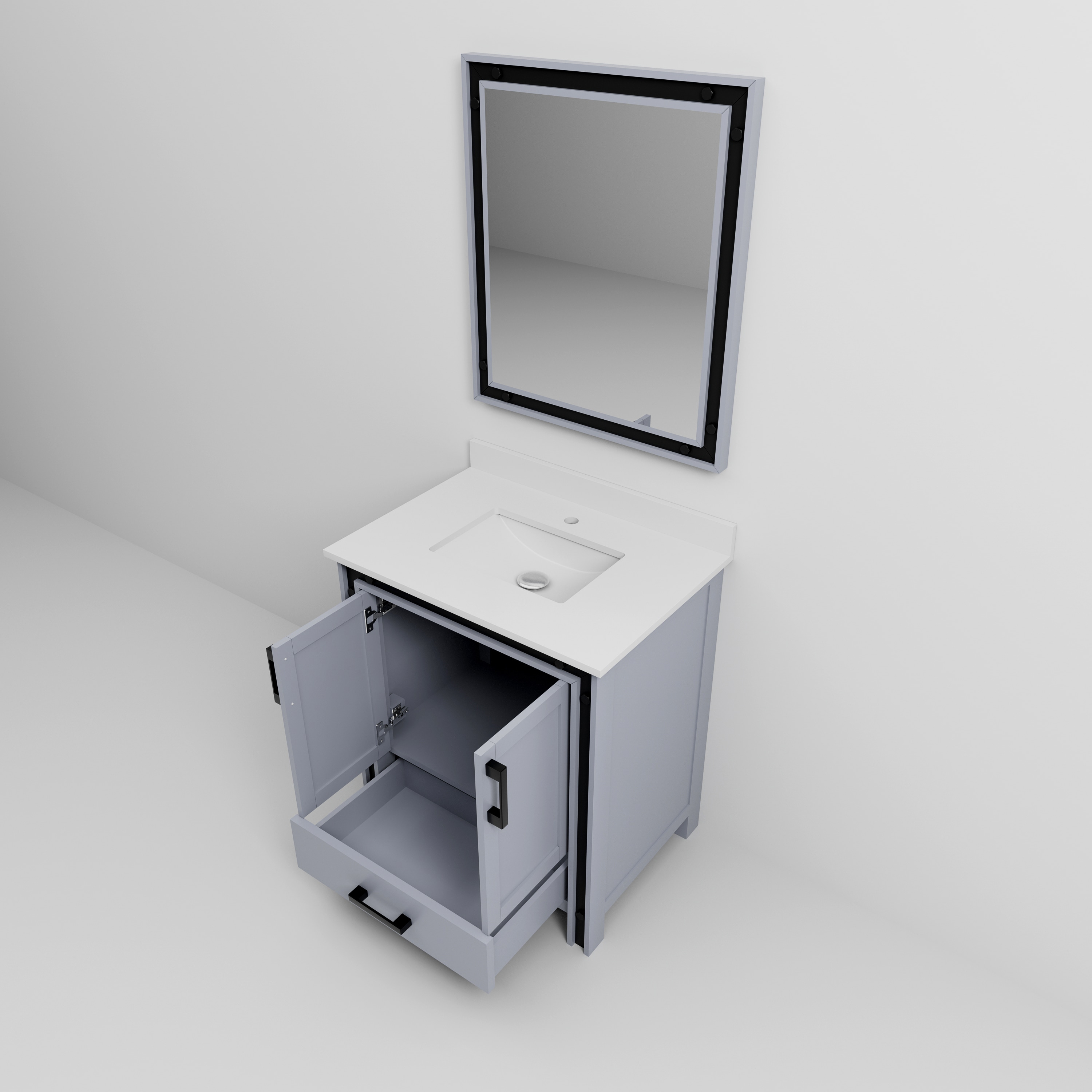 Lexora LVZV30SB210 Bath-Vanity-Combo - View #11