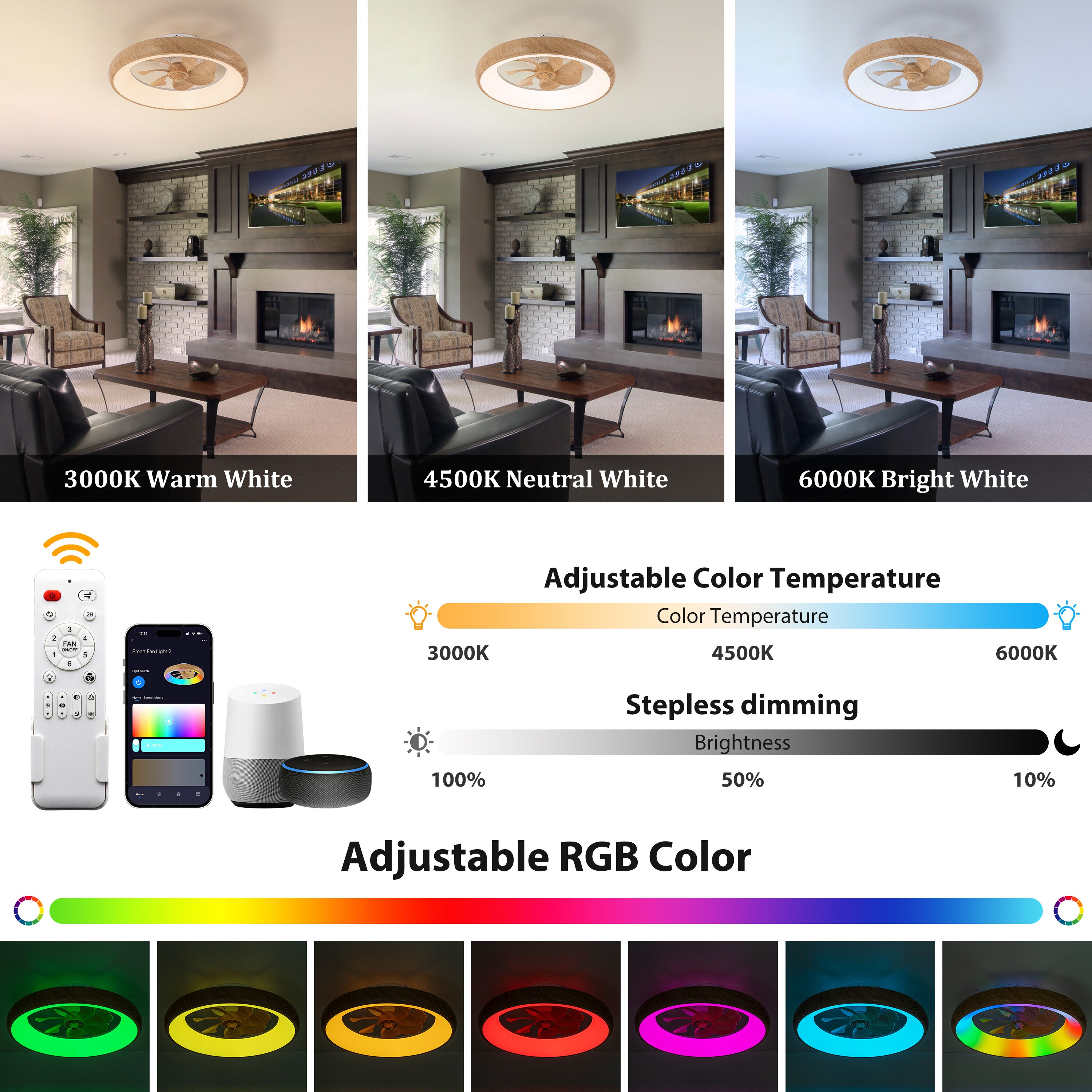 C Cattleya LCA2618-CFW Ceiling-Fans - View #3