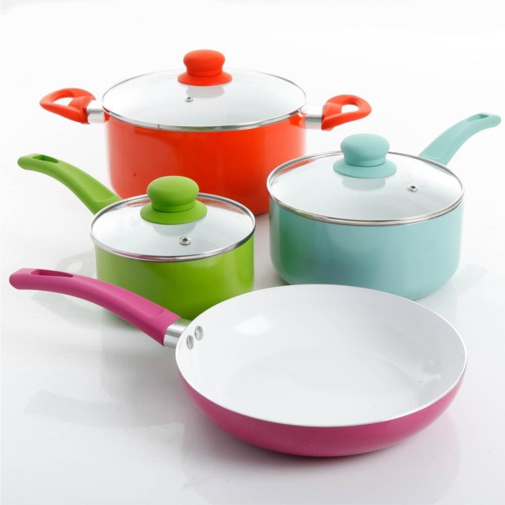 Hamilton Beach 4-Piece 10.24-in Cast Iron Cookware Set with Lid in