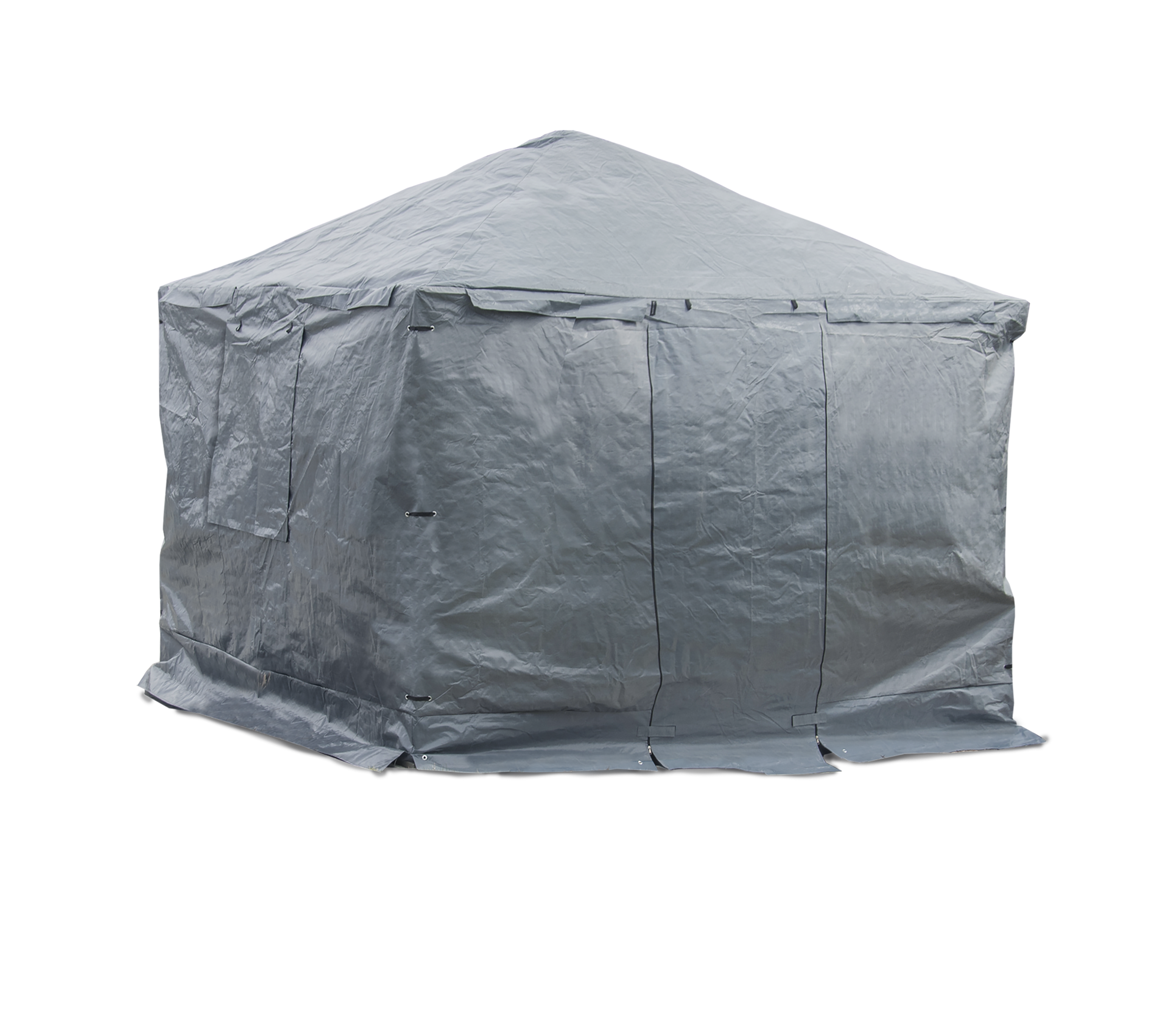 Sojag 193-in X 119.3-in Universal Grey Gazebo Winter Cover In The ...