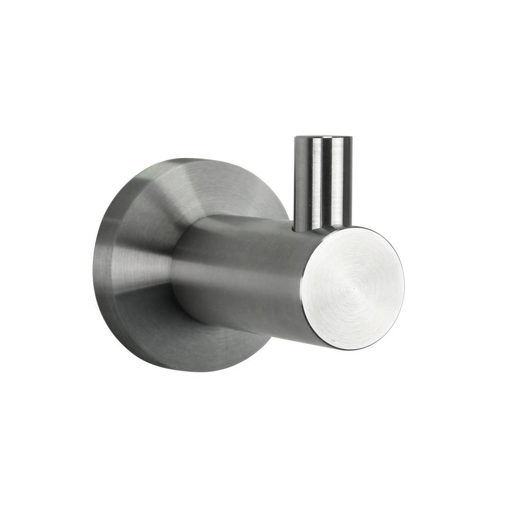 Moen Rinza Brushed Nickel Single-Hook Wall Mount Towel Hook in the Towel  Hooks department at