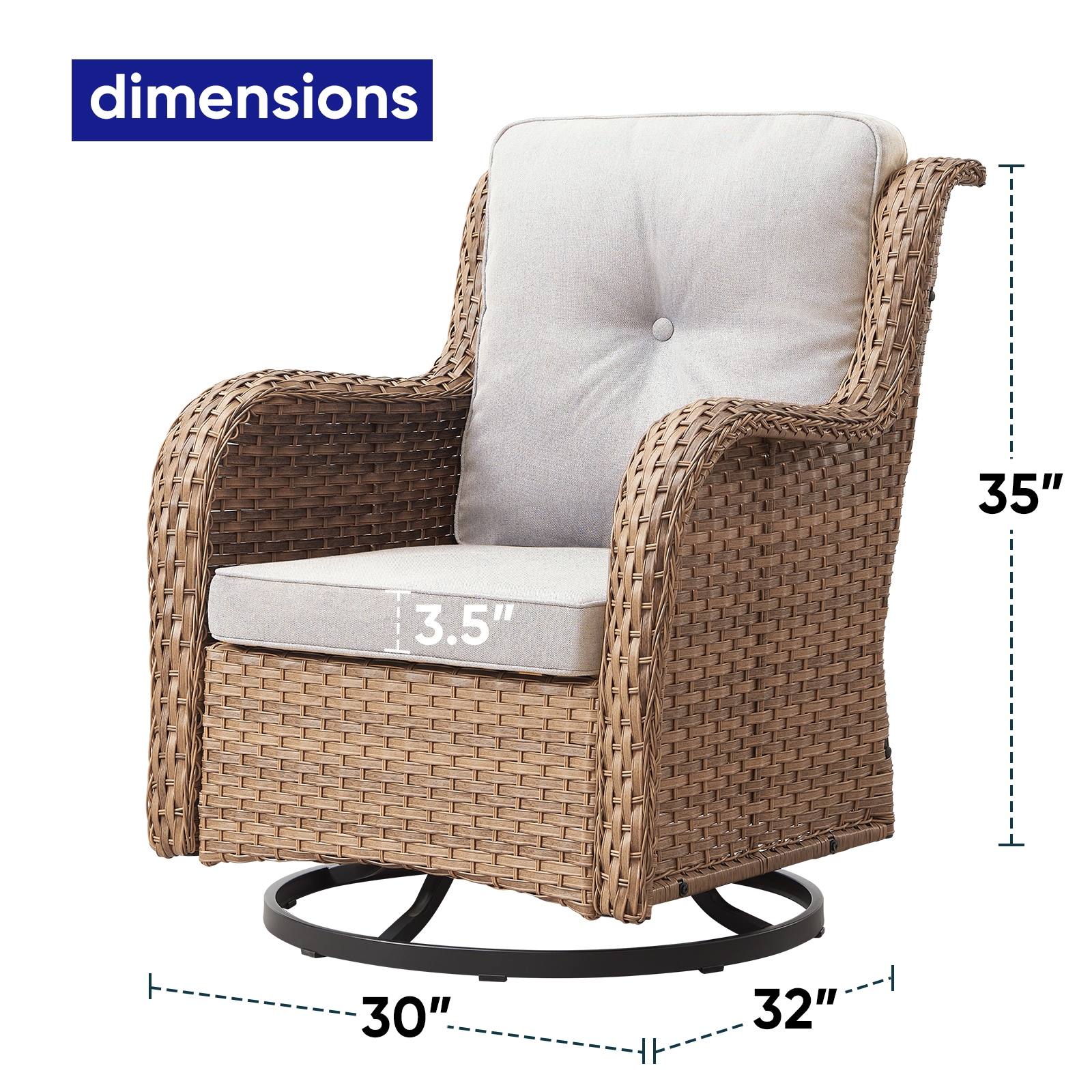 Rilyson FS110-2 Patio-Chairs - View #6