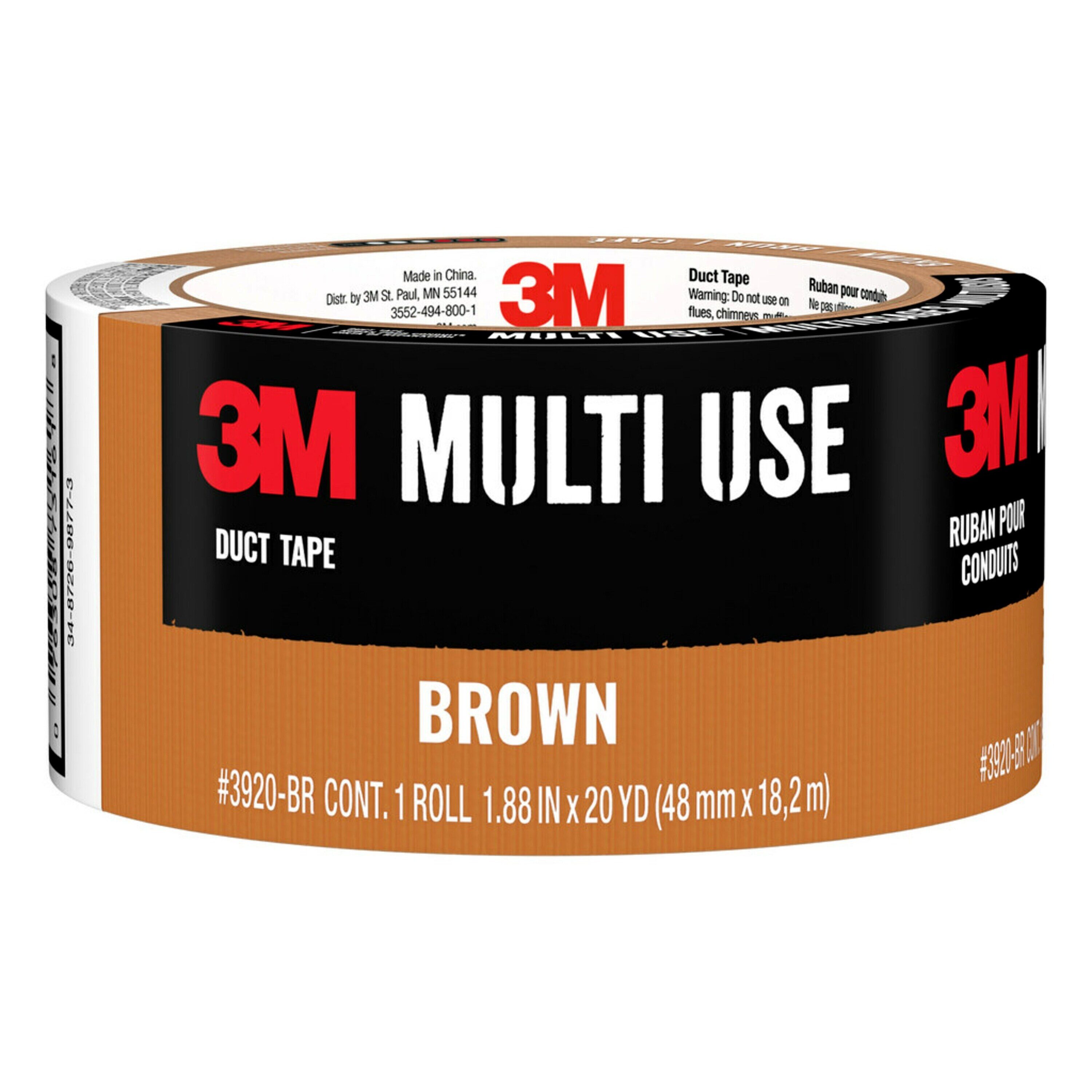 3M Brown Rubberized Duct Tape 1.88-in x 20 Yard(S)