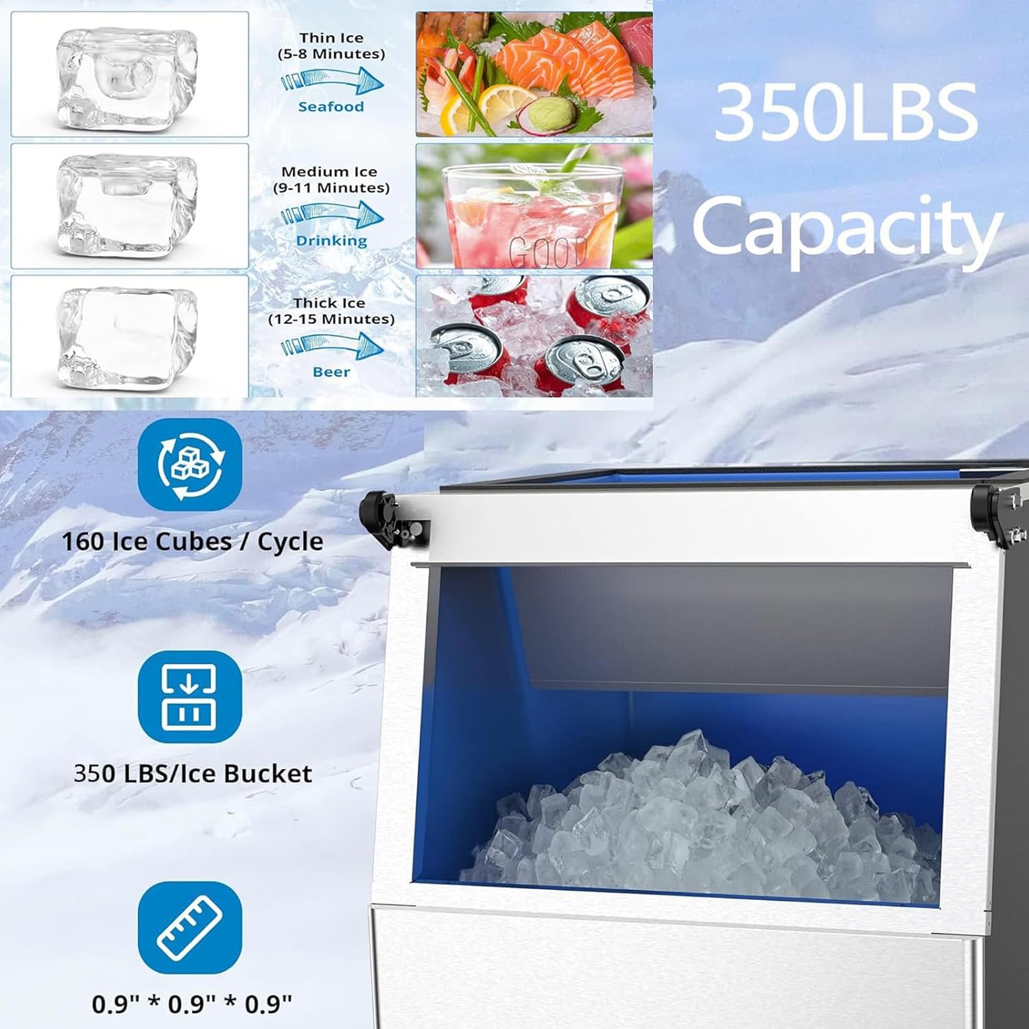 Qeetex ZBJPHO14SDLQPZ Ice-Makers - View #2