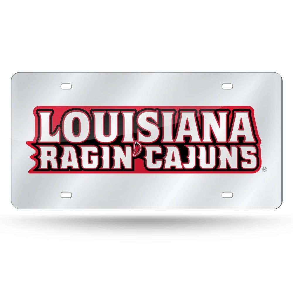 Rico Industries LZS170303 Louisiana Ragin' Cajuns License plate