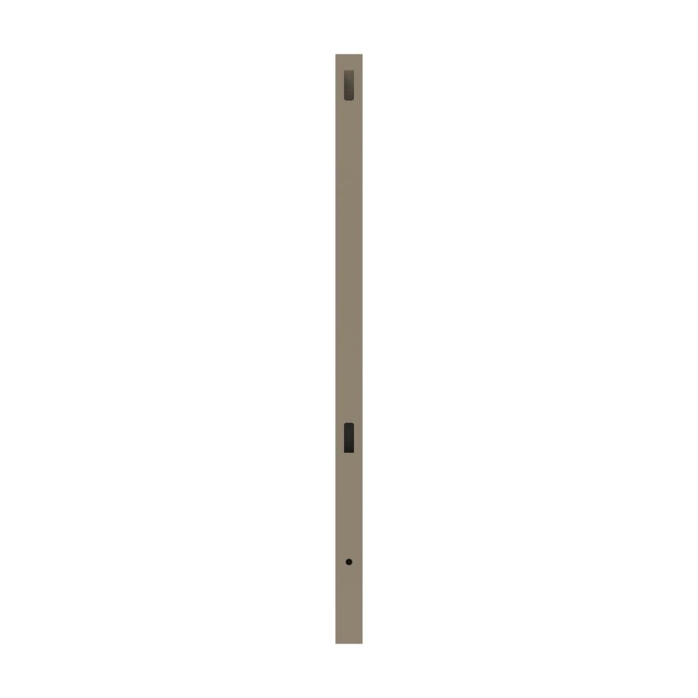 Freedom 73025638 9-ft H x 5-in W Khaki Vinyl End Fence Post