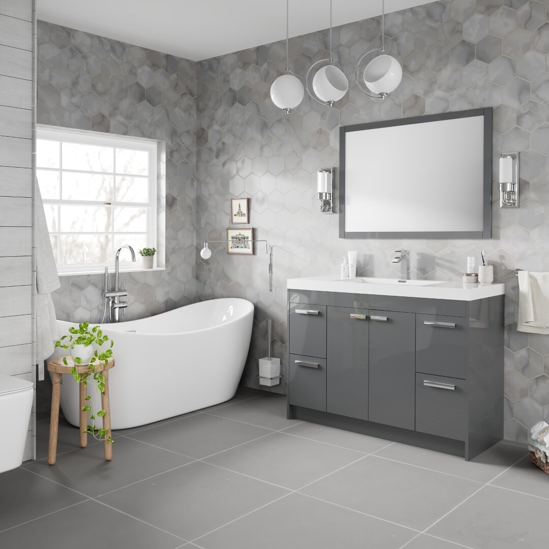 Eviva EVVN1200-8-48GR Bath-Vanity-Combo - View #10