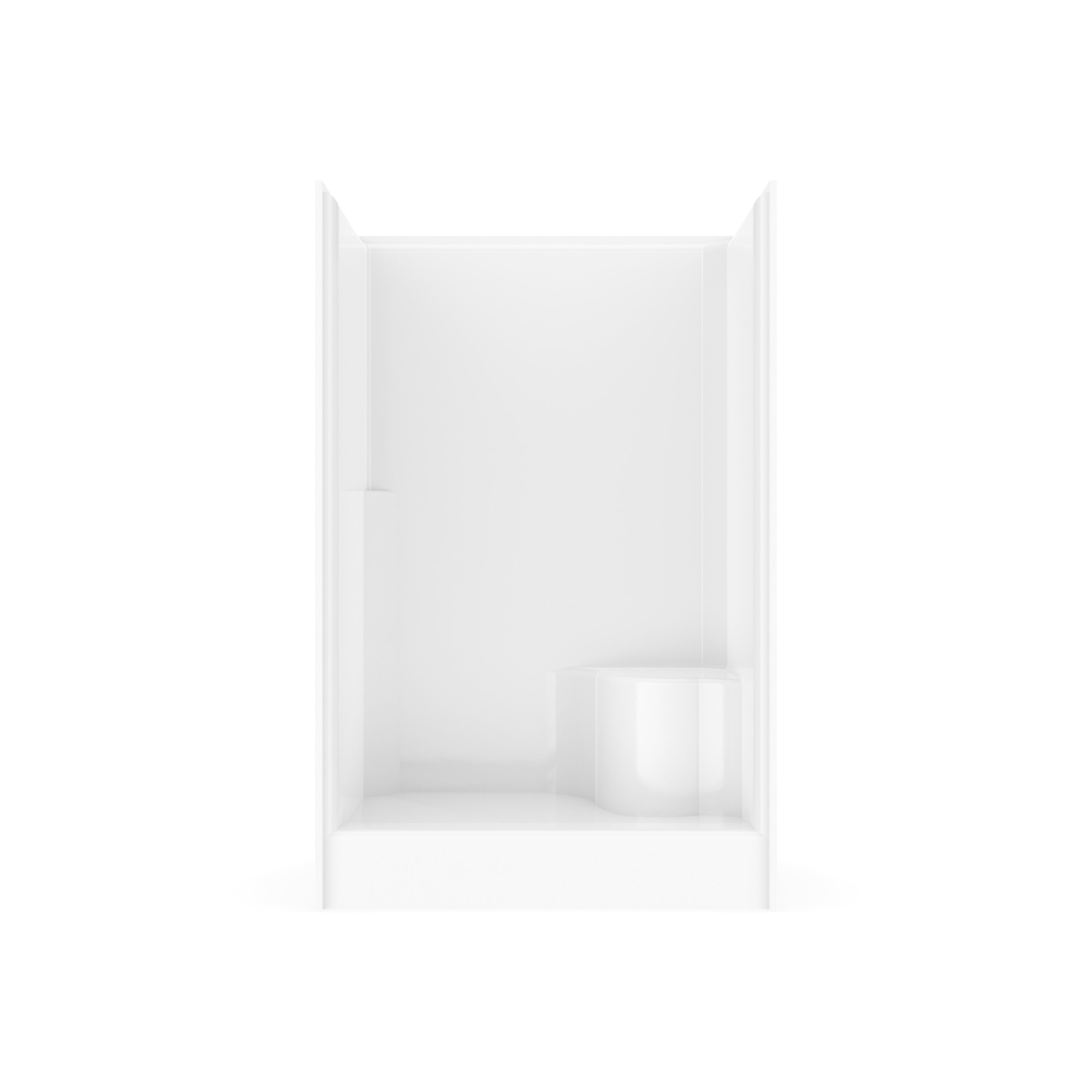 Laurel Mountain LM4829SH1SRWHT Alcove-Shower-Kit - View #3