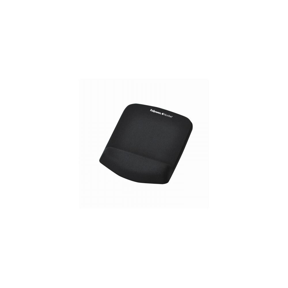 Black 9252001 Fellowes PlushTouch Mouse Pad/Wrist Rest with FoamFusion Technology 
