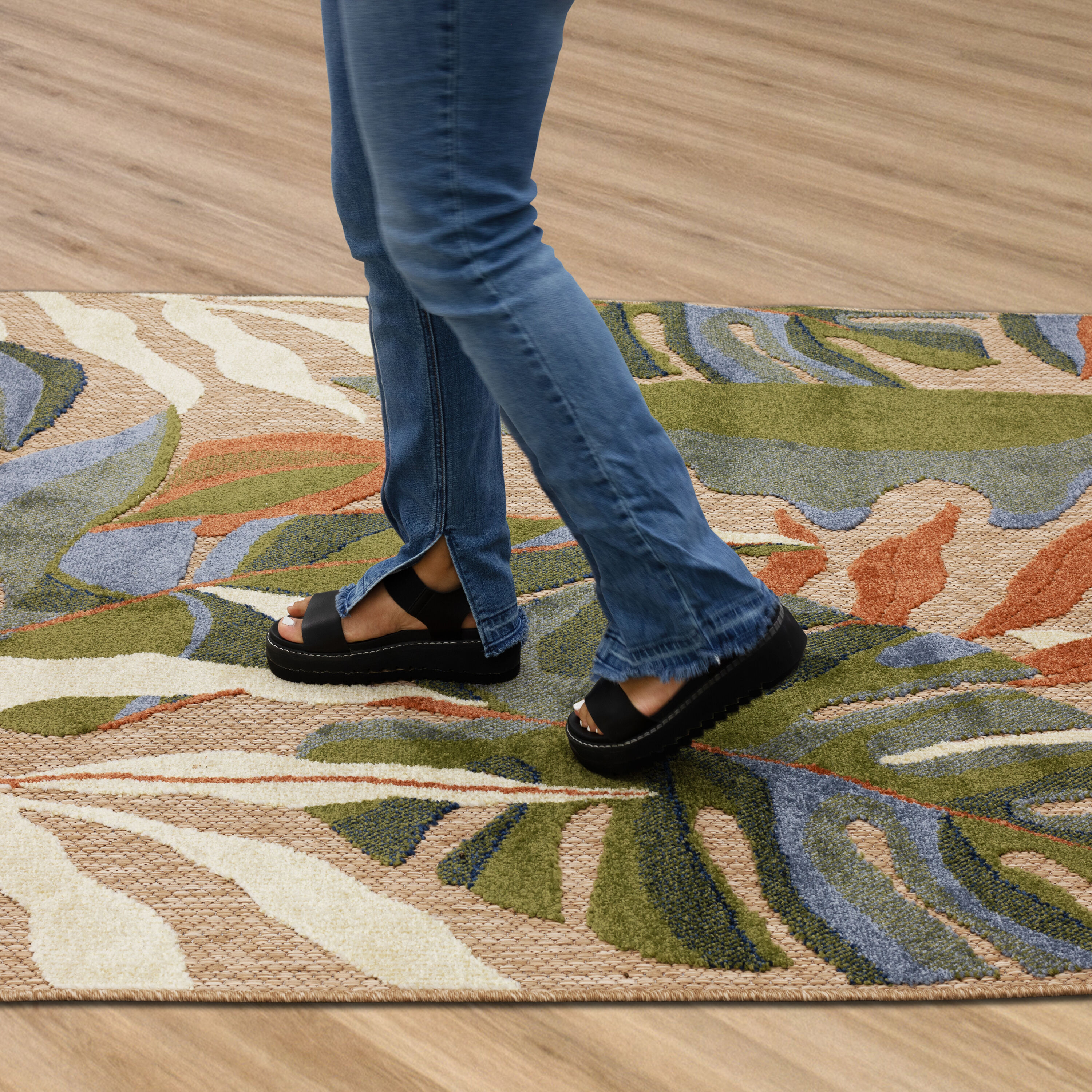 allen + roth with STAINMASTER R1338 416 063090 rugs - View #12