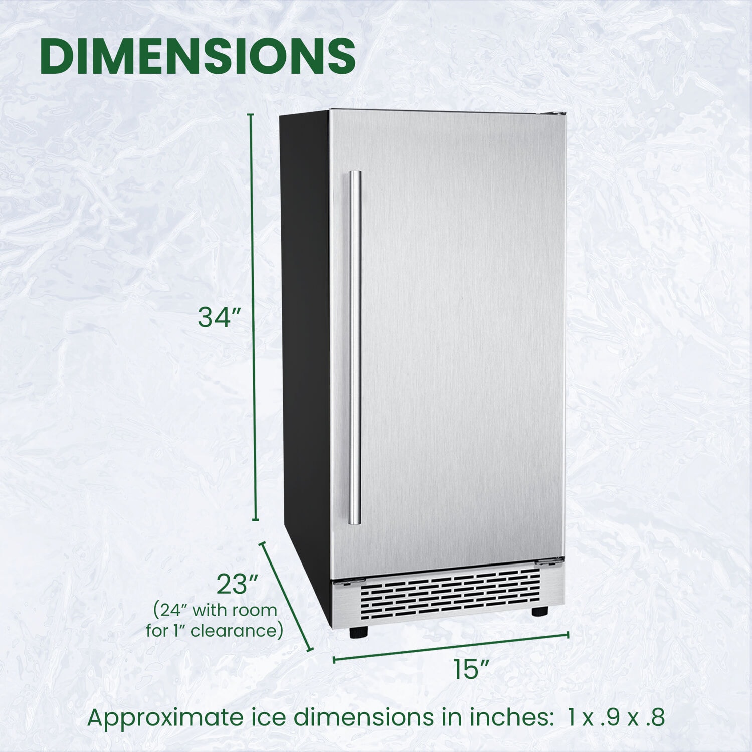 Hanover HIM60701-5SS Ice-Makers - View #3
