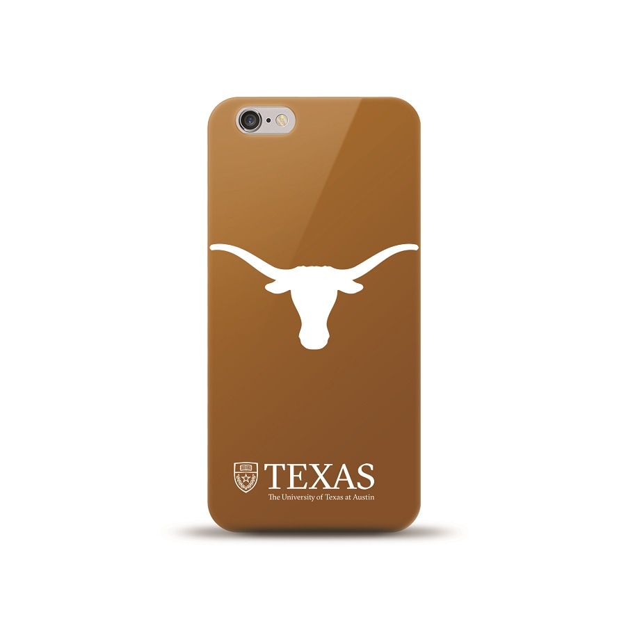 Texas Longhorns Gloss Silicone Smart Phone Case for the Apple