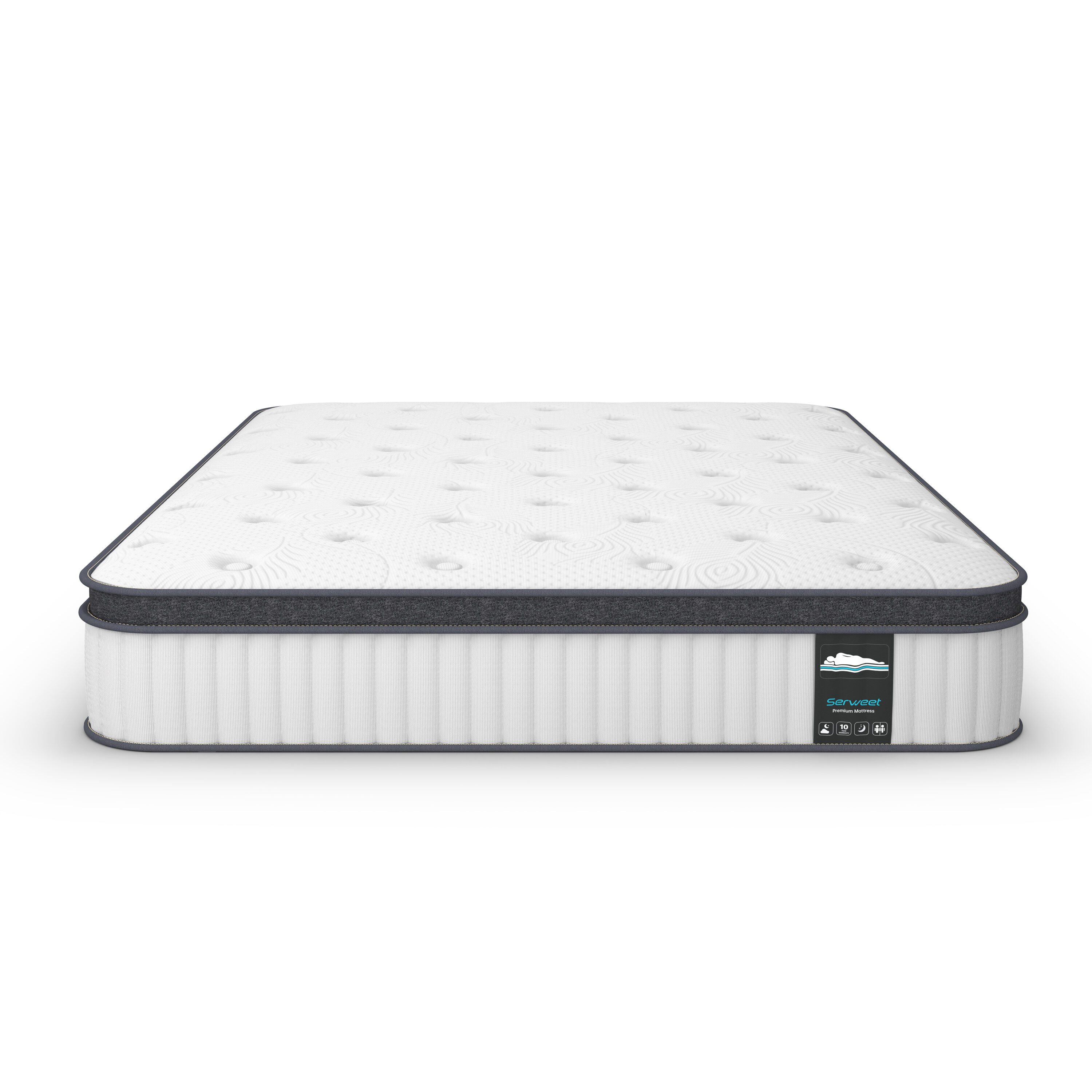 Serweet 8QUEEN-STA Mattresses-Boxsprings - View #3