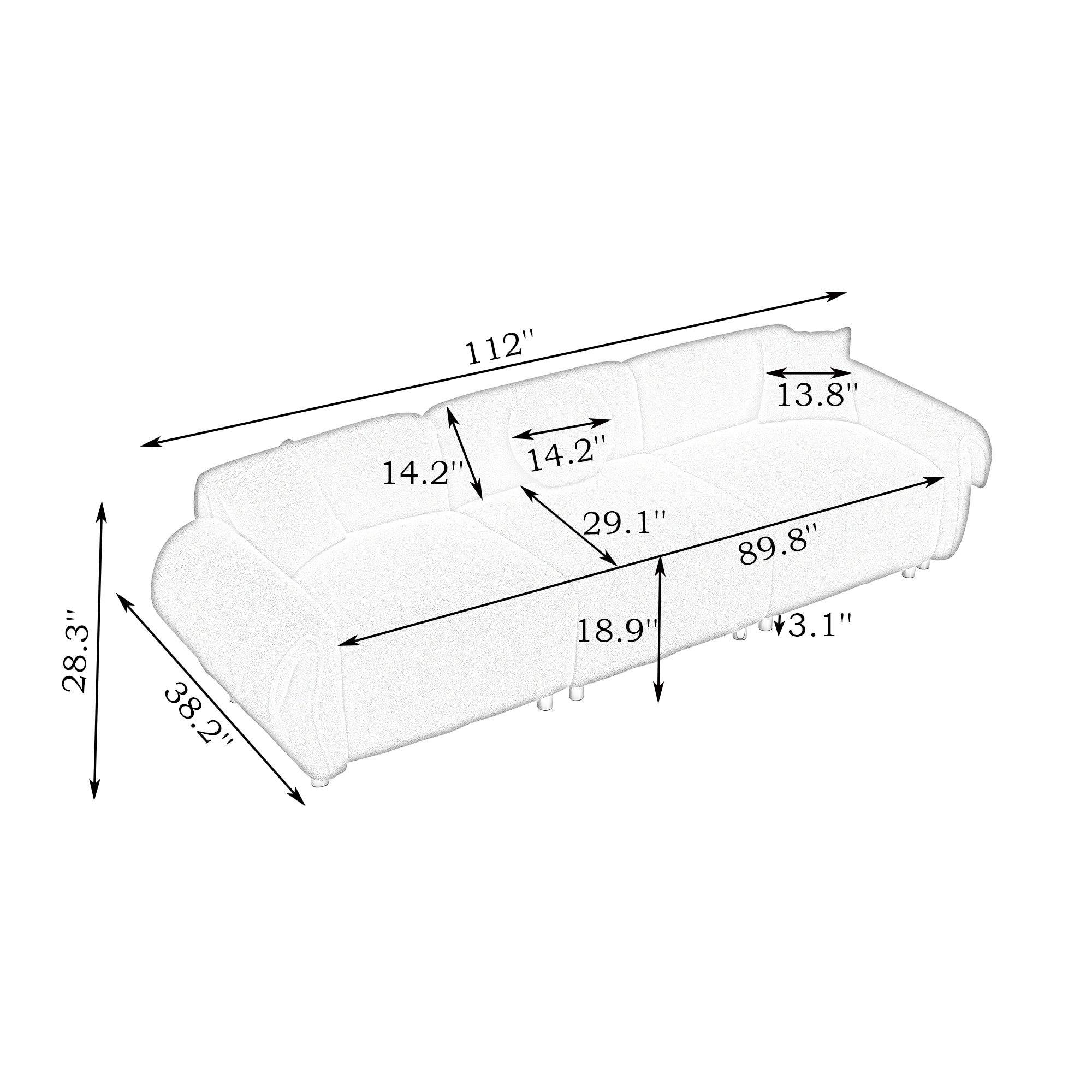 Bybafun YD2700100 Sofas-Loveseats - View #3
