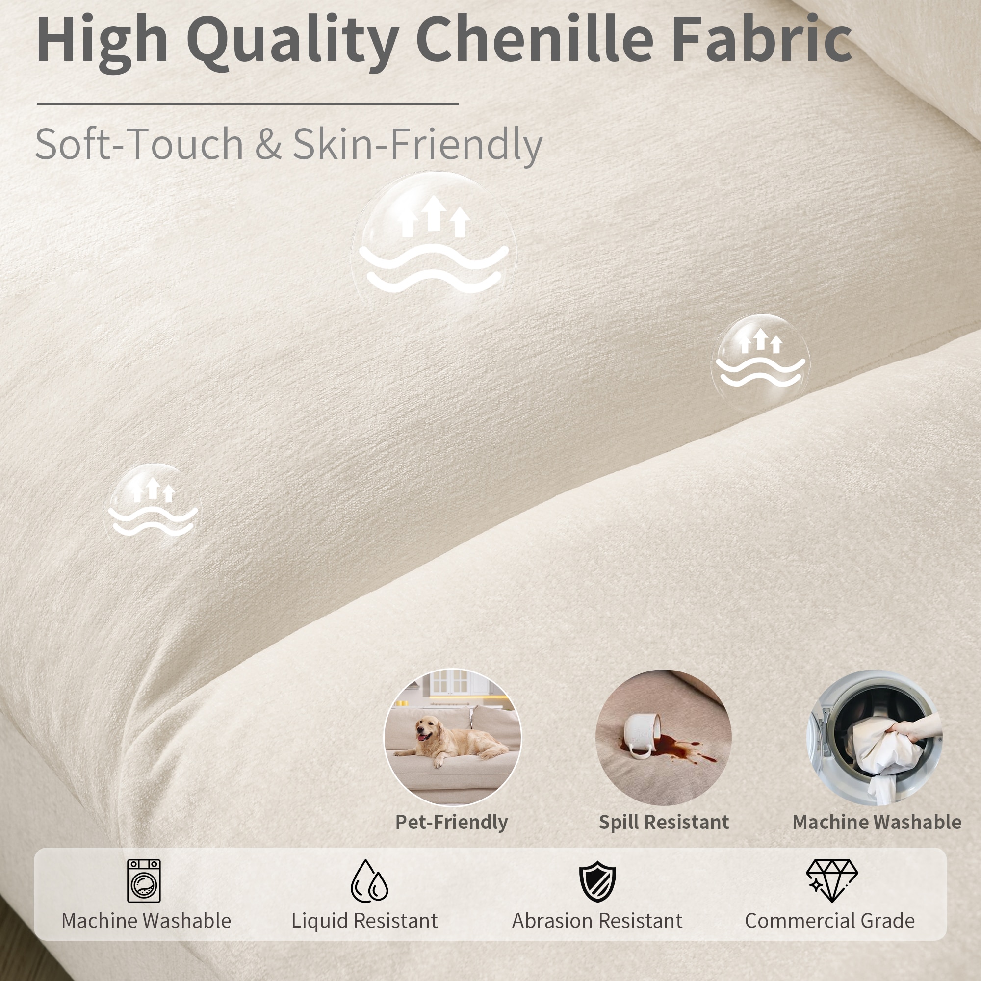 BuotiqHom DH-L2+1-142BE Sofas-Loveseats - View #8