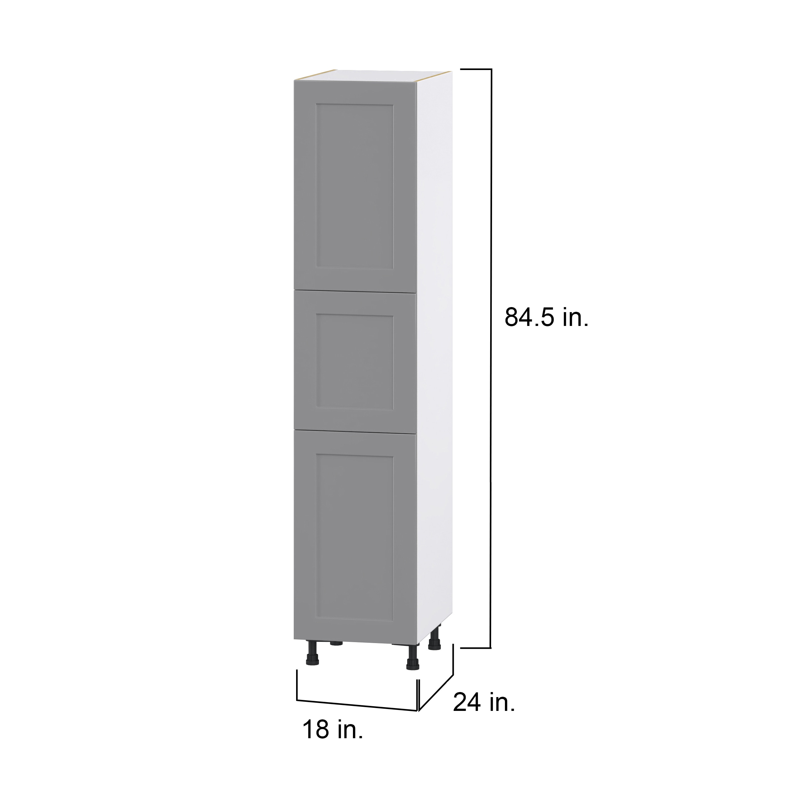Hugo&Borg DST182484.5(L/R)-BM Cabinets-Kitchen - View #4