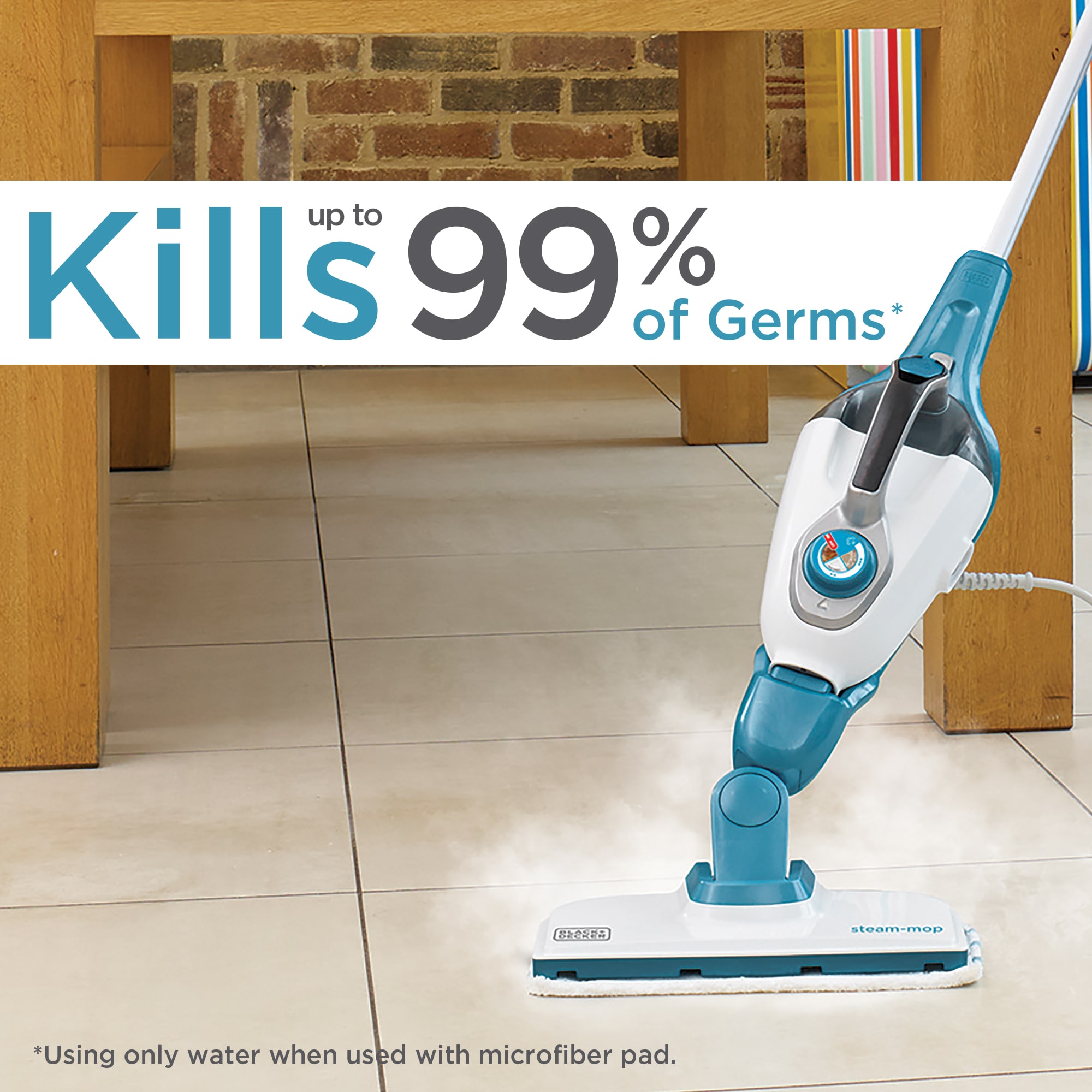 Steam Mop + Glove 7In1 Complete Steam Cleaning Solution