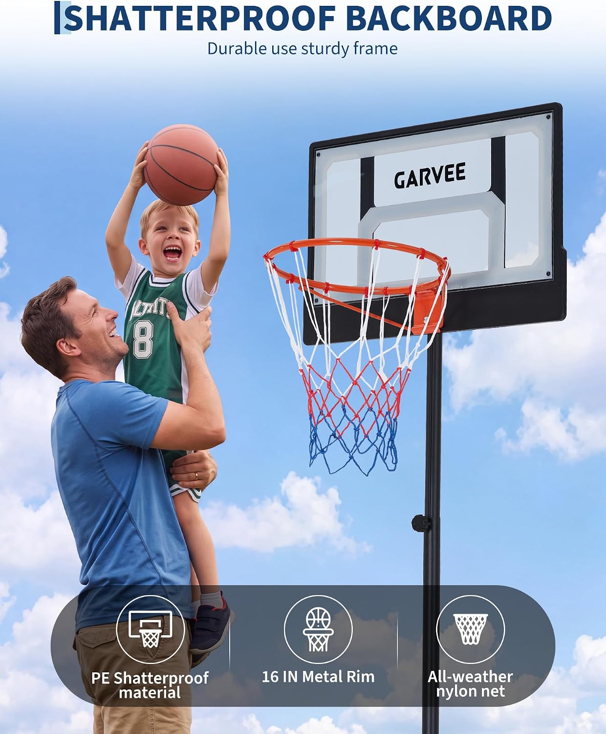 Garvee LIVE66-4170 Basketball-System - View #3