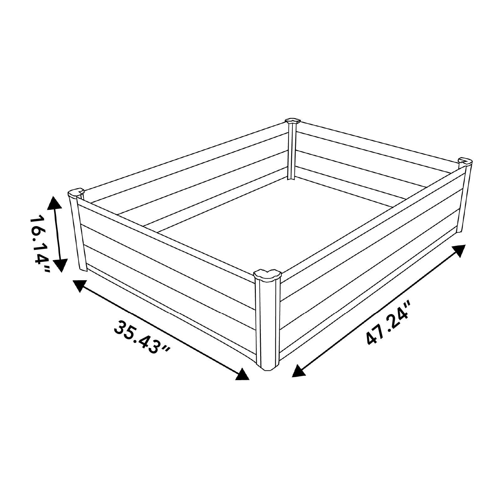 The Organic Garden Co. AB1309 Raised-Garden-Beds - View #9