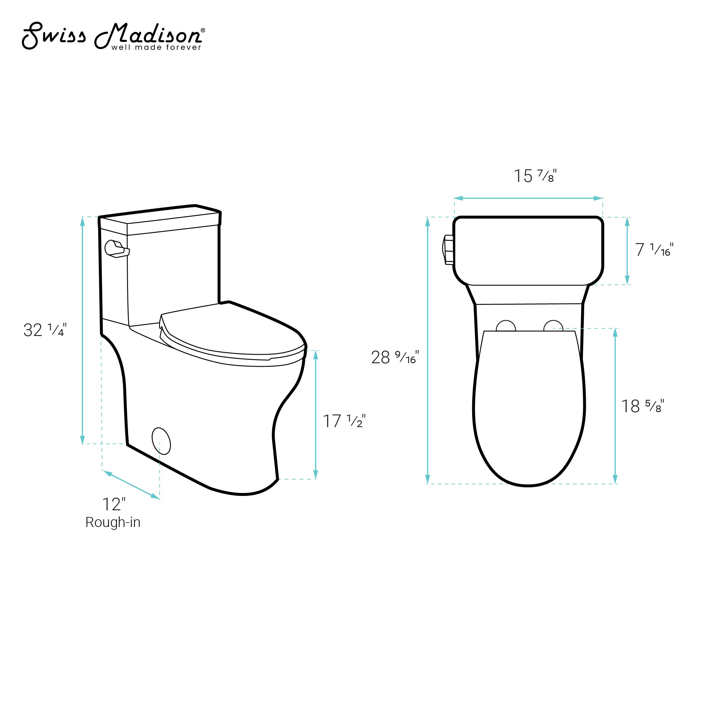 Swiss Madison SM-25-2TCHX03WH toilets - View #4