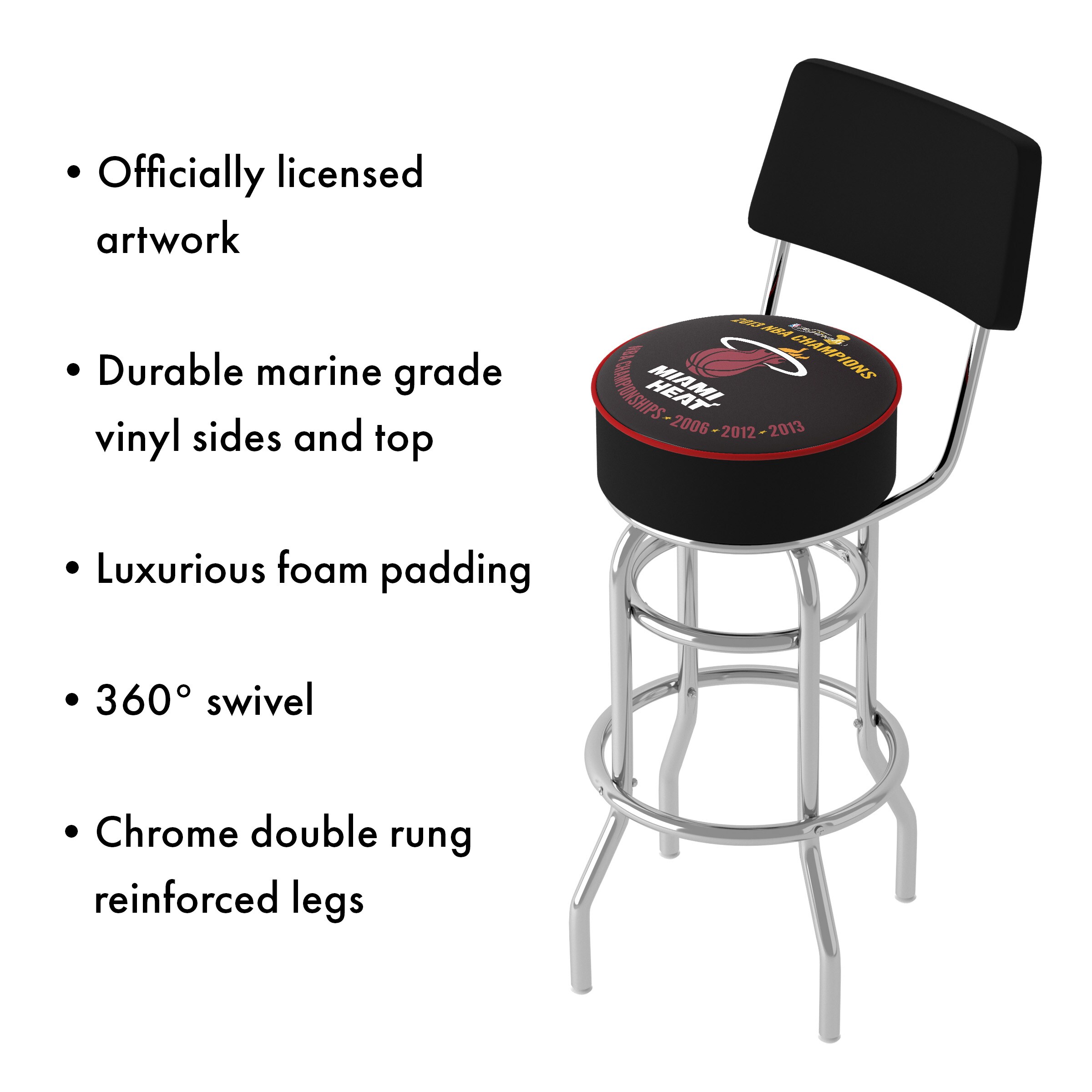 Trademark Gameroom NBA1100-MH-2013-TWN stools - View #3