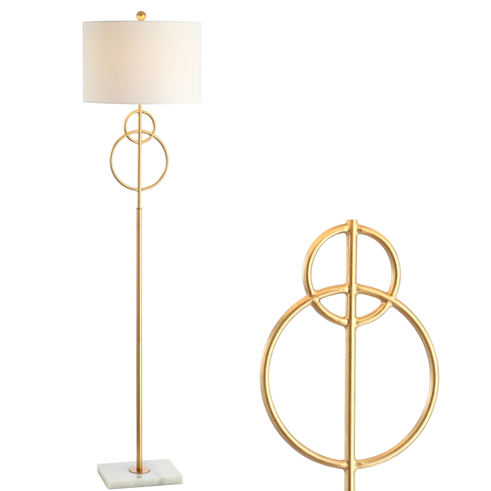 contemporary gold floor lamp