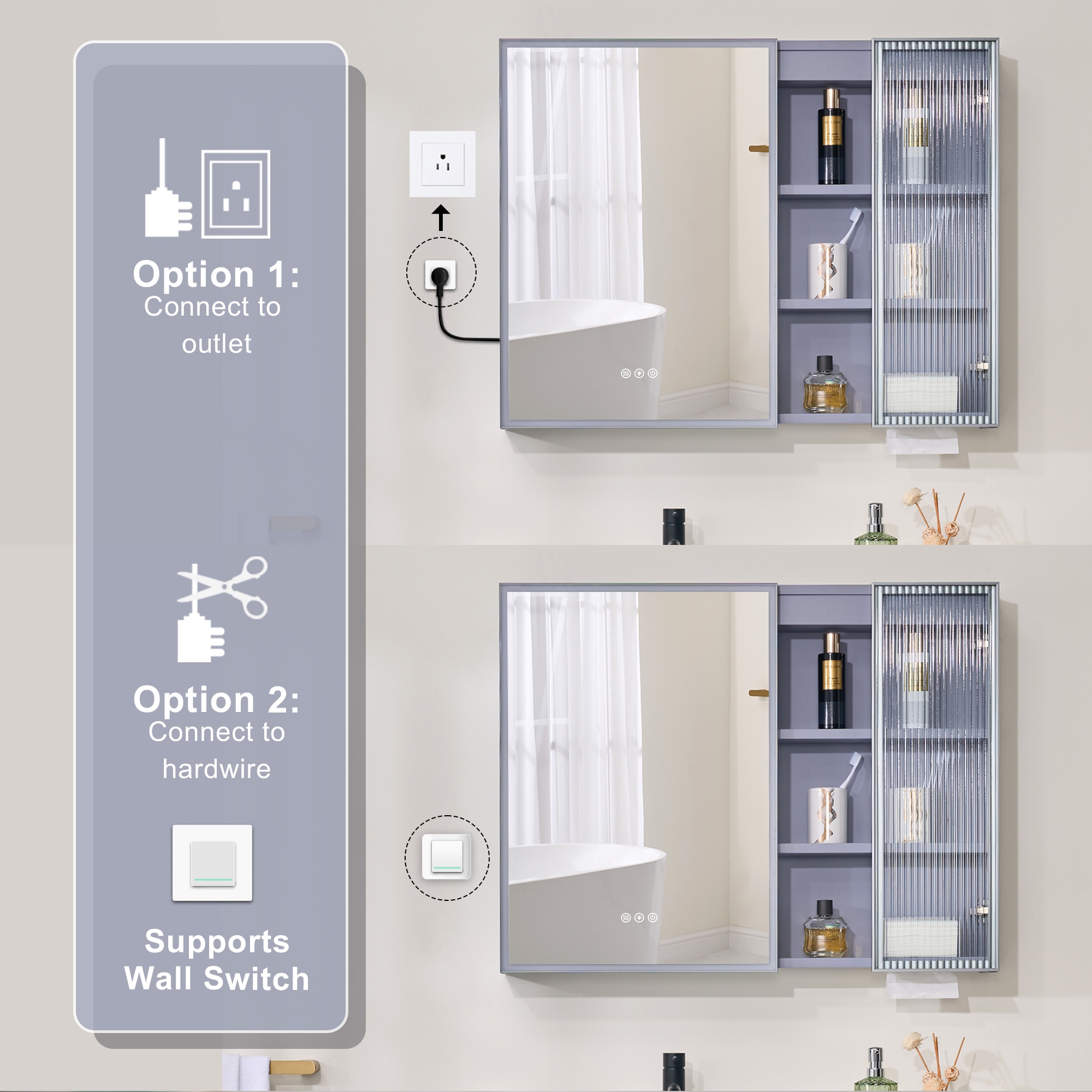 WELLFOR CAN-DR233 Bathroom-Medicine-Cabinets - View #9
