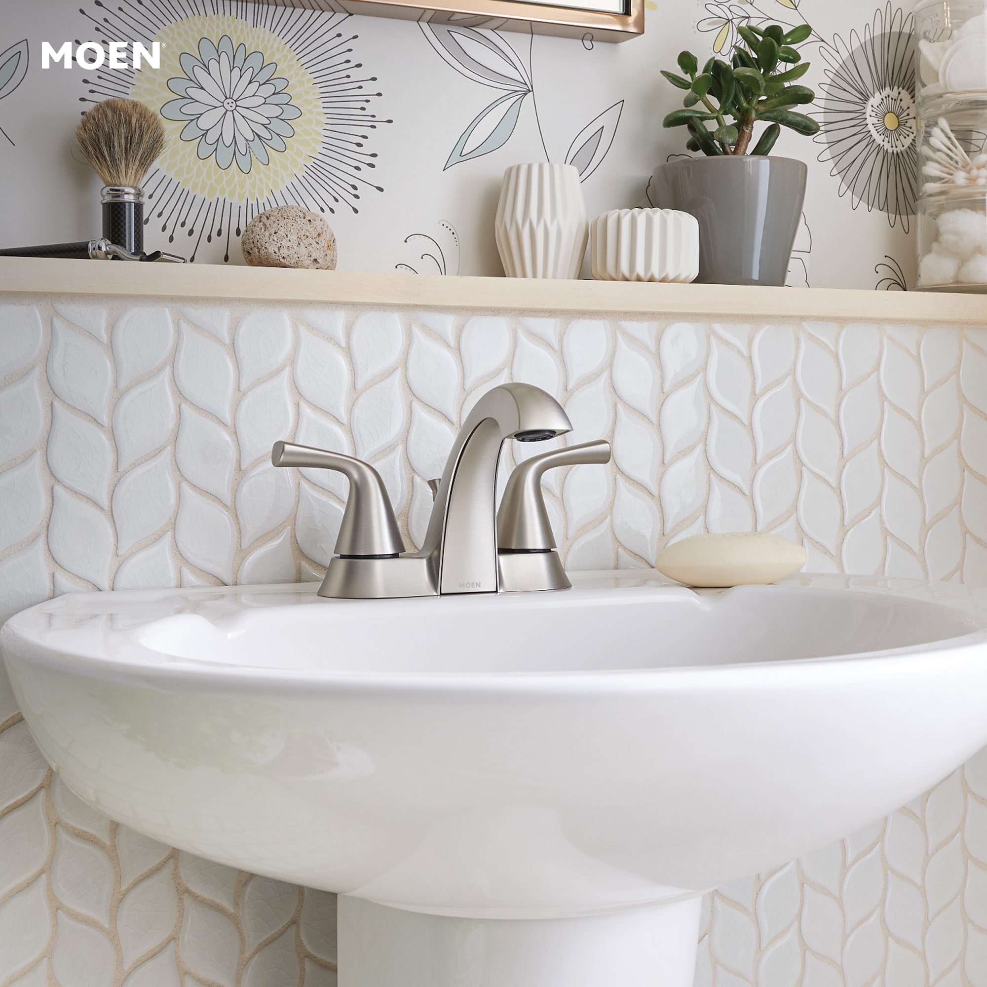 Moen 84768SRN Lavatory-Faucets - View #3