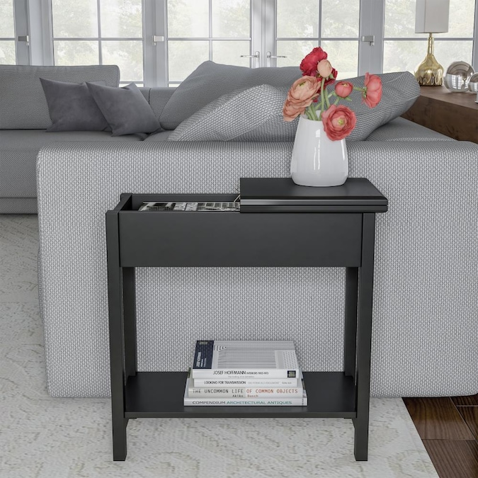 End Tables Black Wood Table, Black End Tables For Living Room