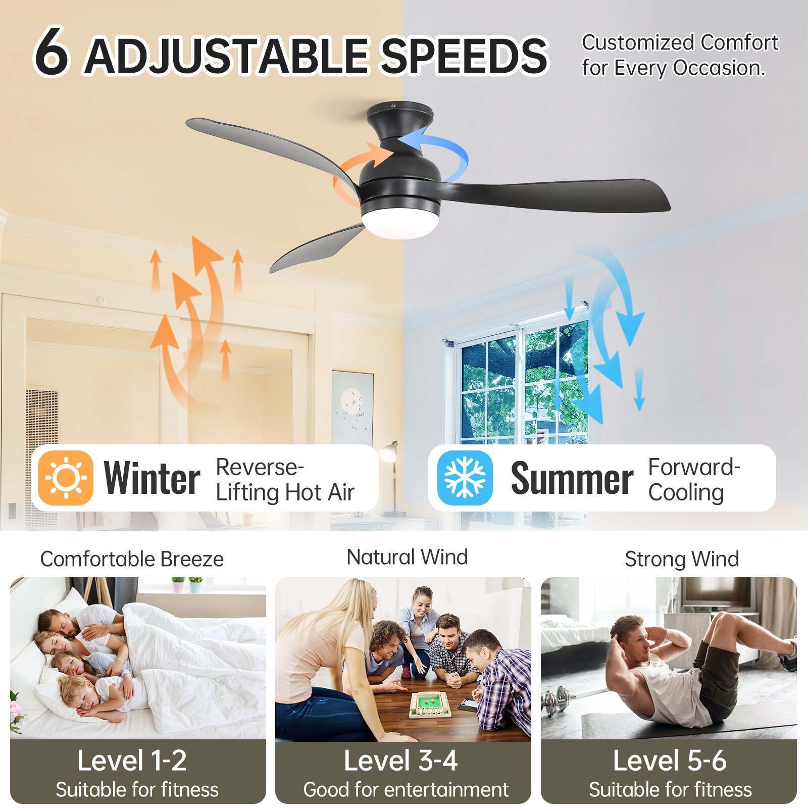 JUSHUA MT-359520 Ceiling-Fans - View #9