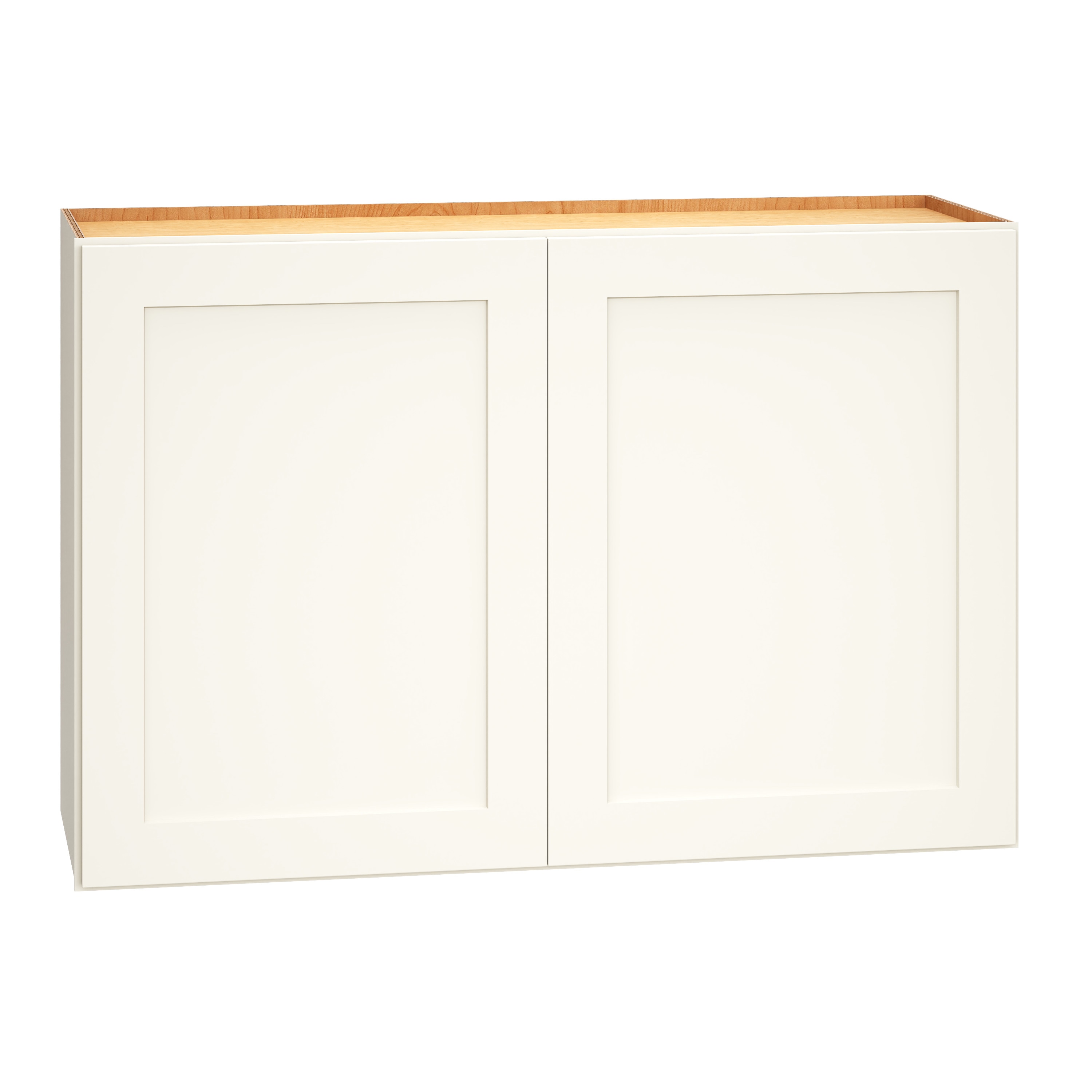 RELIABILT 332 W3624 Pinnacle 36-in W x 24-in H x 12-in D White Wall Fully assembled Plywood Cabinet (Recessed Panel Shaker)
