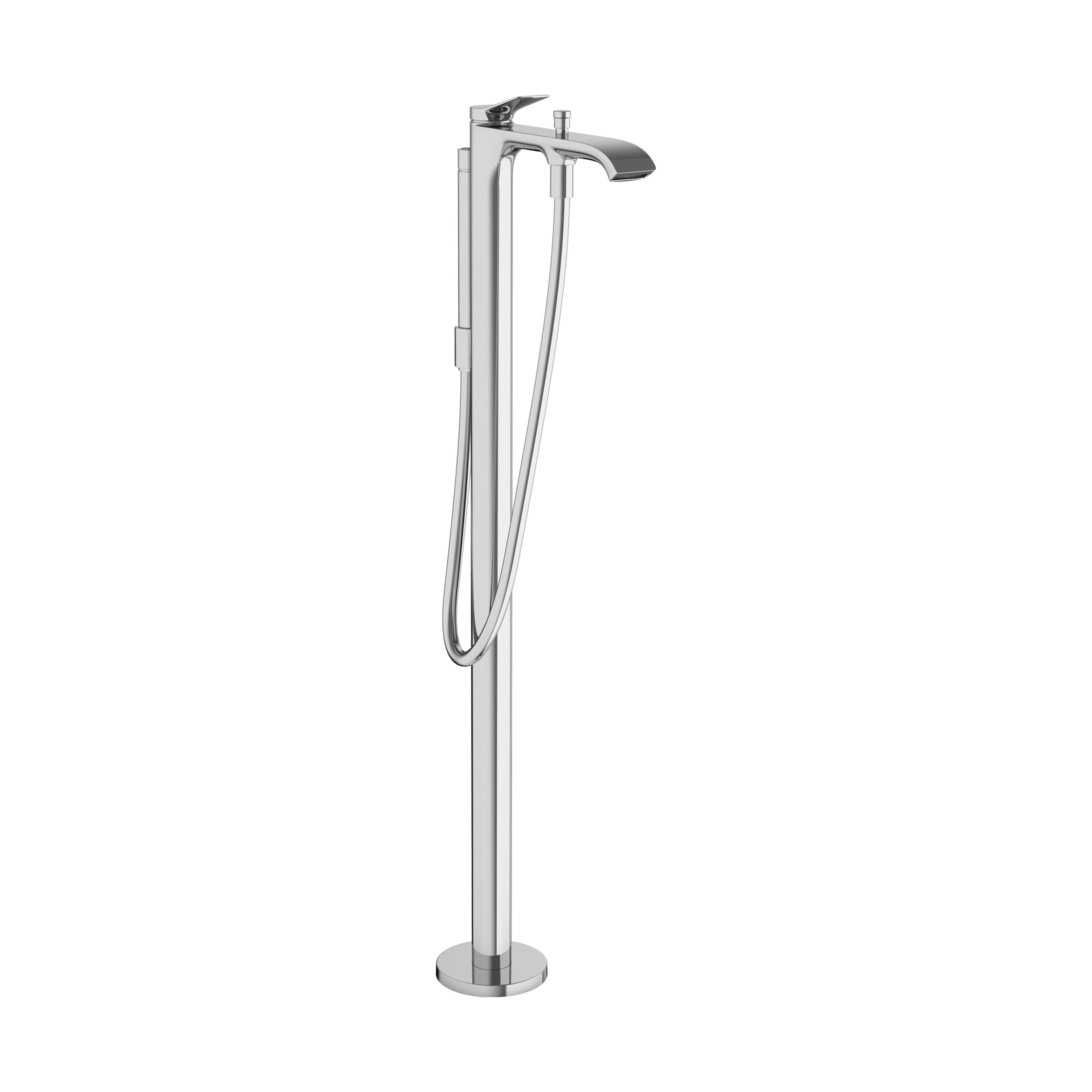 Hansgrohe 75445001 Chrome 1-handle Freestanding Mid-arc Bathtub Faucet ( Valve Included )