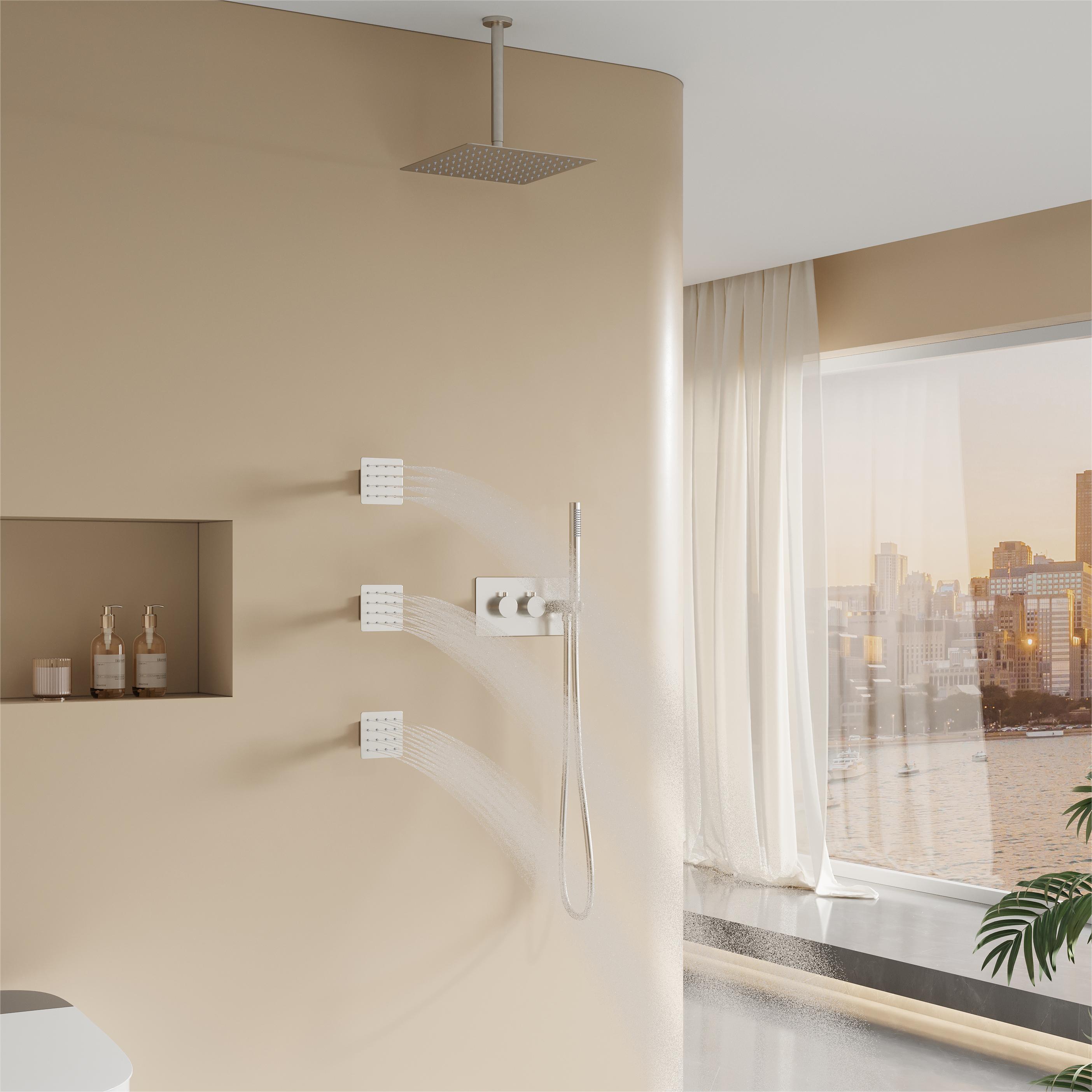 WELLFOR CR-P-WM-2W01BN Showerhead-Bar-Panels - View #3