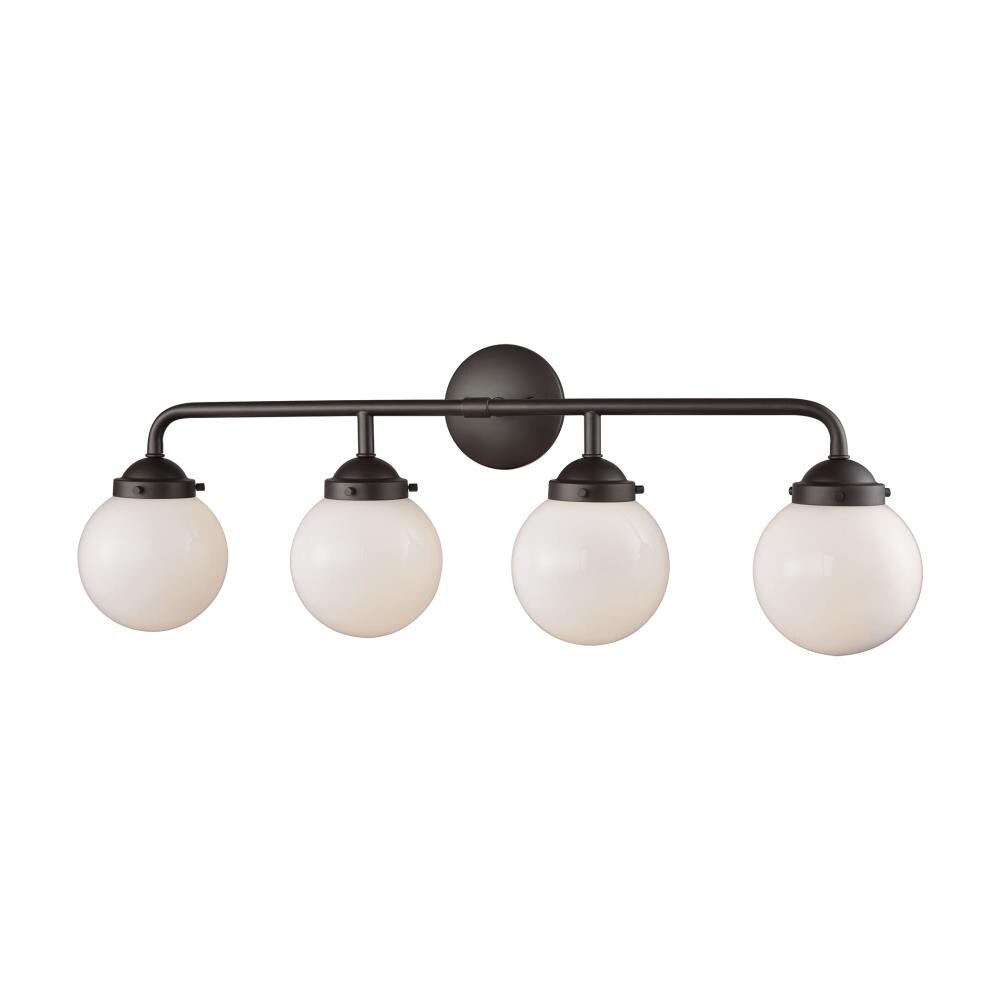Thomas Lighting CN120411 Beckett 33-in 4 -Light Oil-rubbed Brown Transitional Vanity light